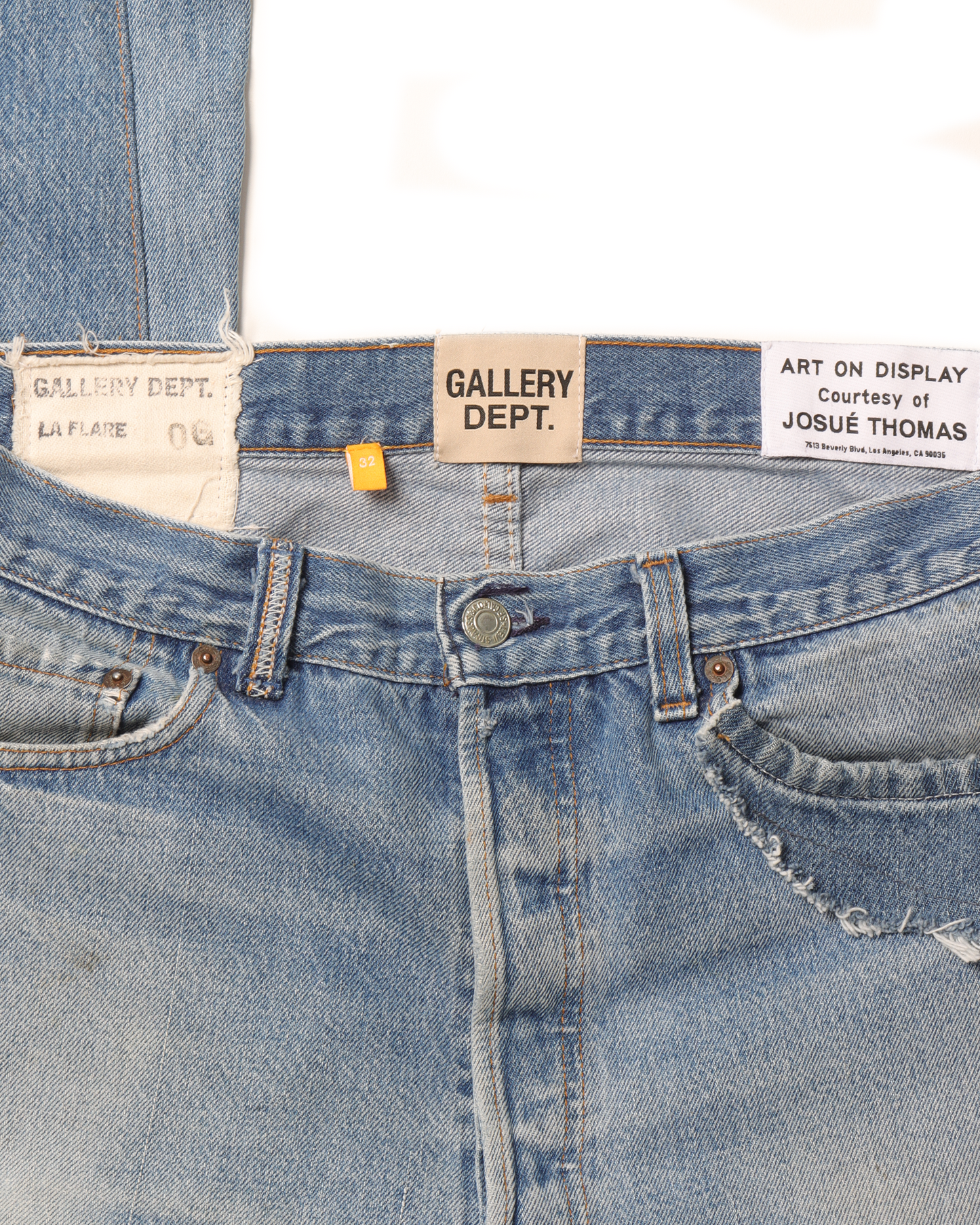 Patched La Flare Jeans