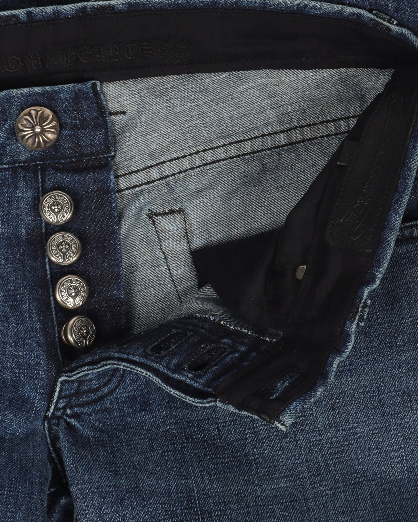 Matty Boy Leather Chomper Patch Jeans