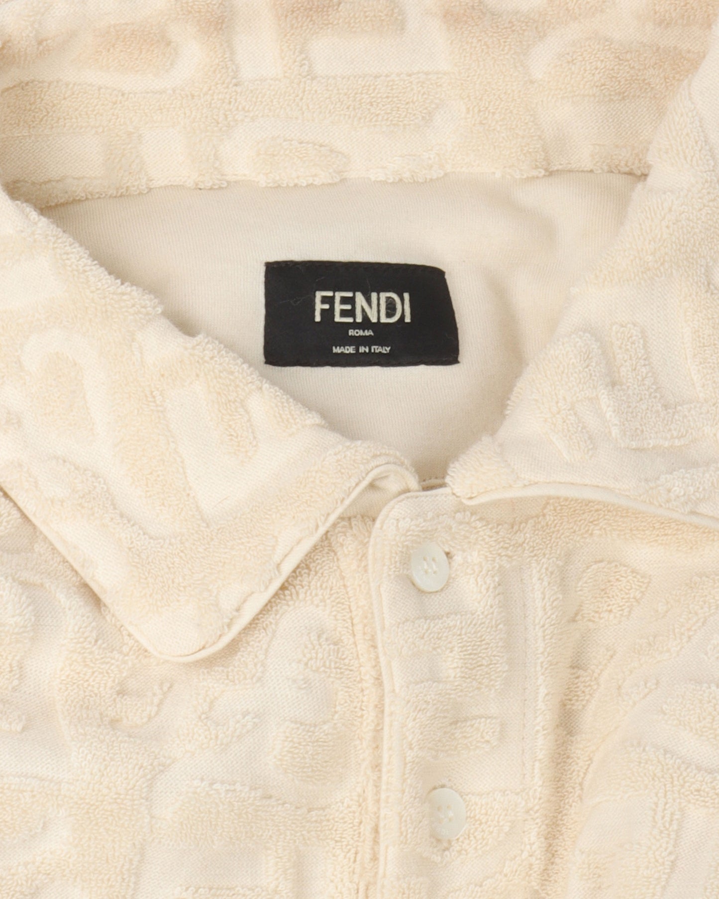 Terry Cloth Polo Shirt