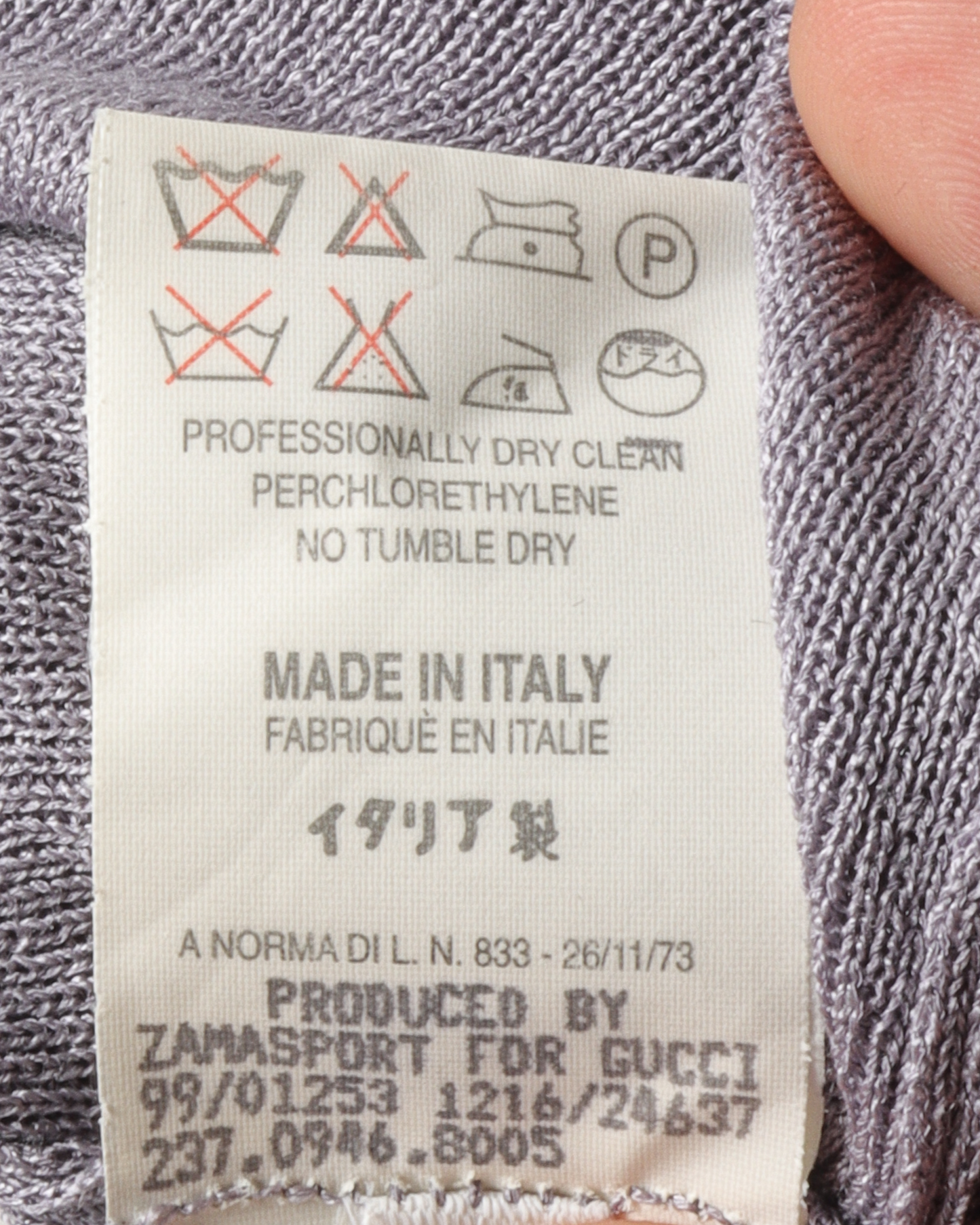 SS99 Tom Ford Era Long Sleeve Silk Knit Shirt