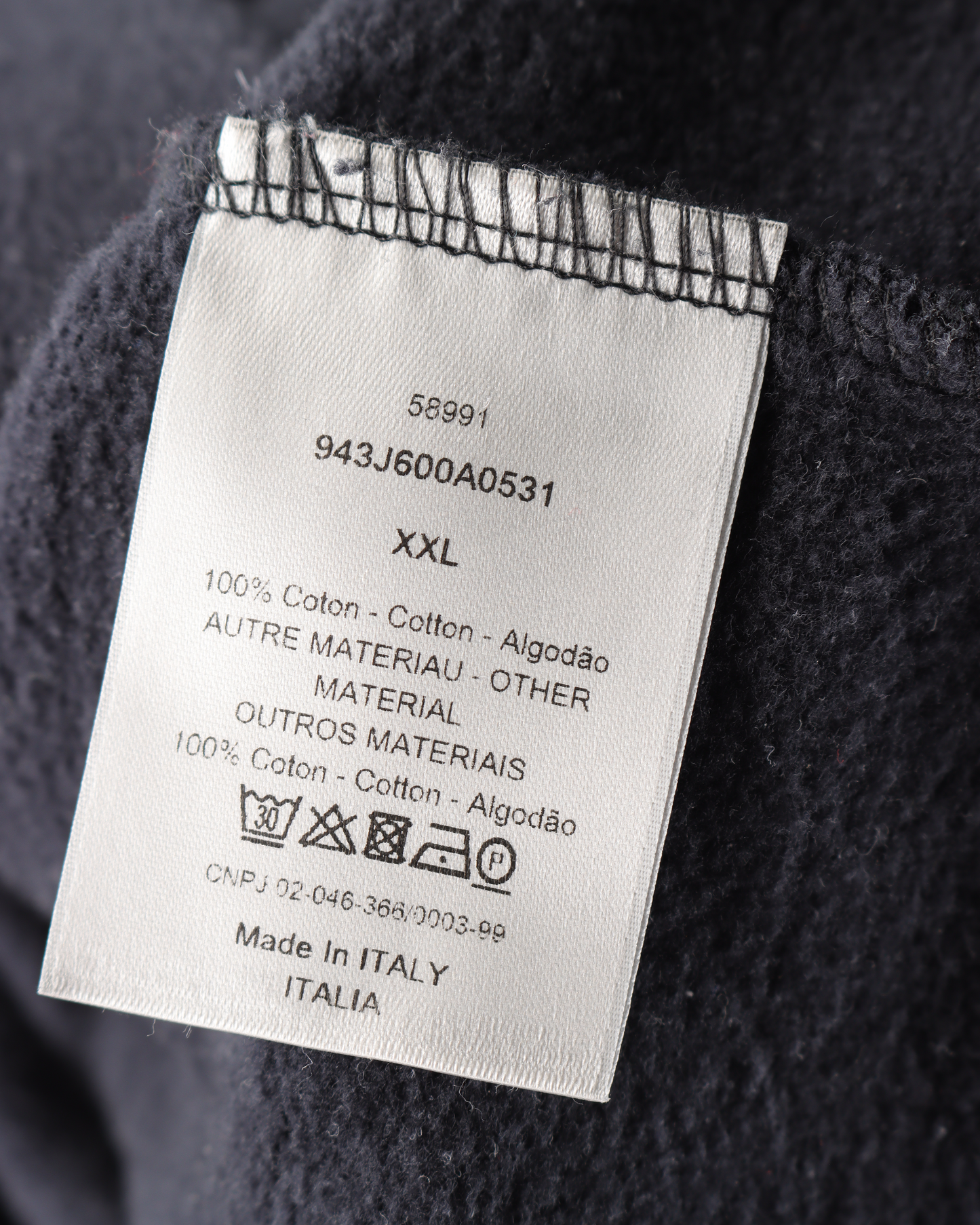 Graphic Print Logo Hoodie