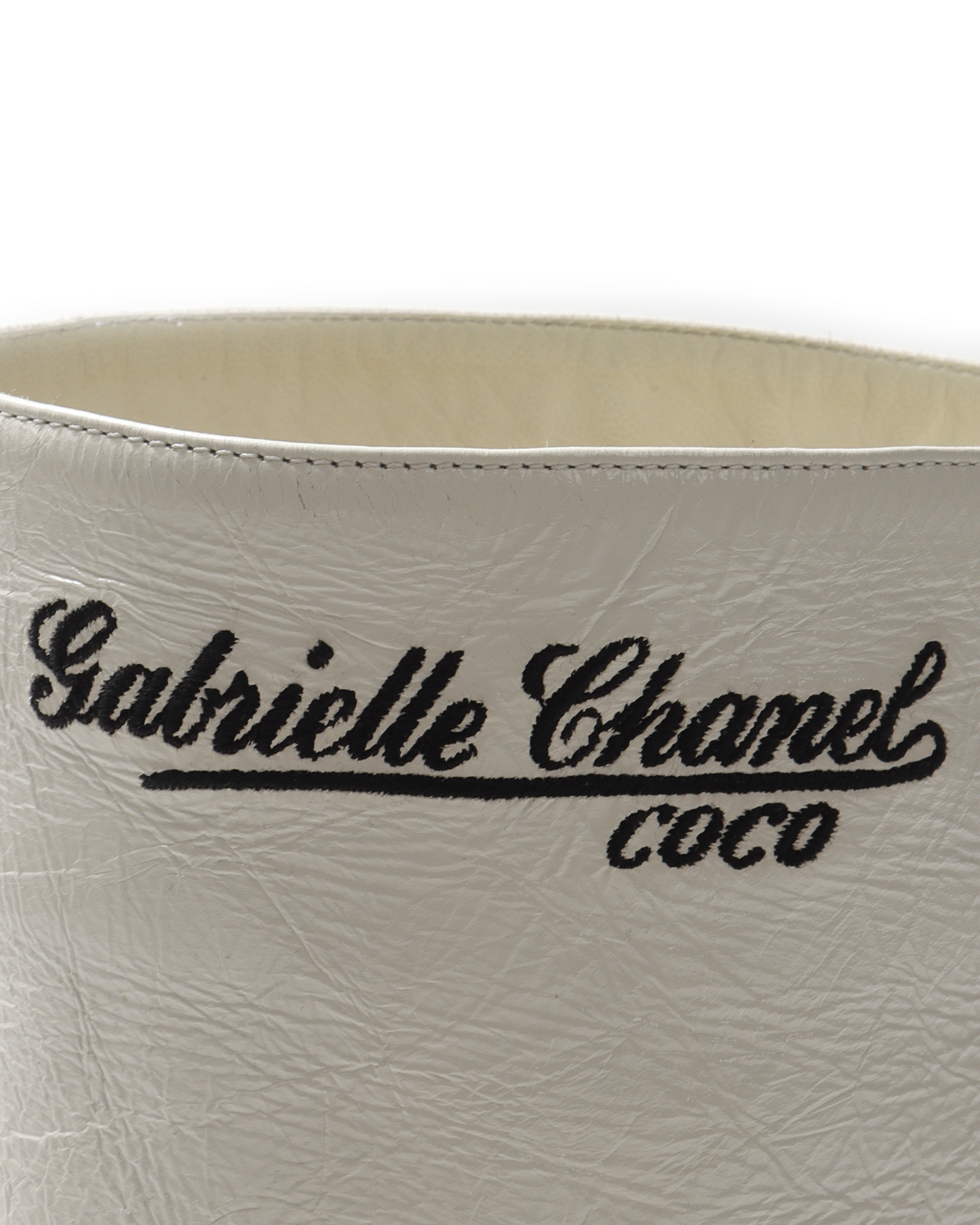 Gabrielle "Coco" Chanel Crinkled Calfskin Heels