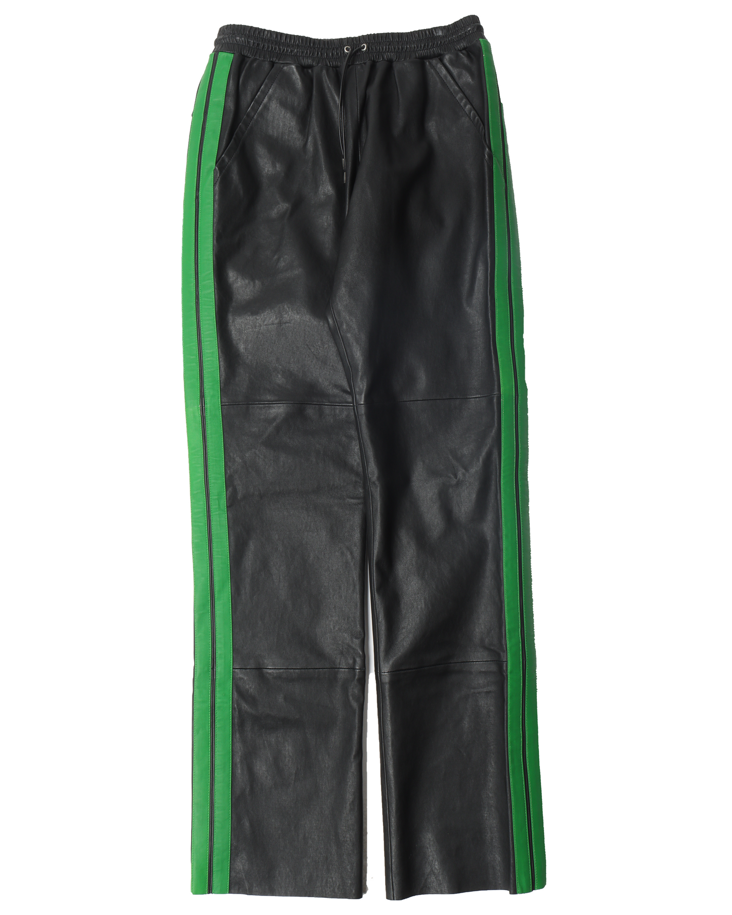 Sample Striped Leather Pants