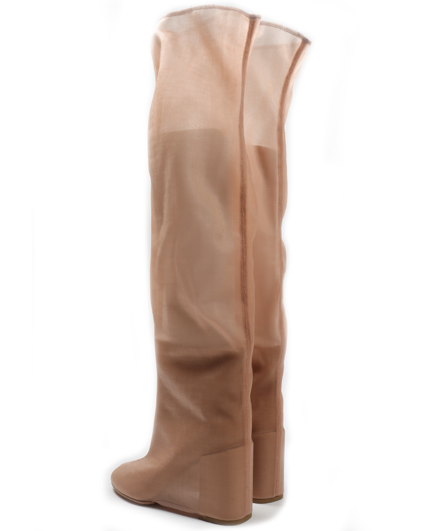 MM6 Mesh Knee-High Boots