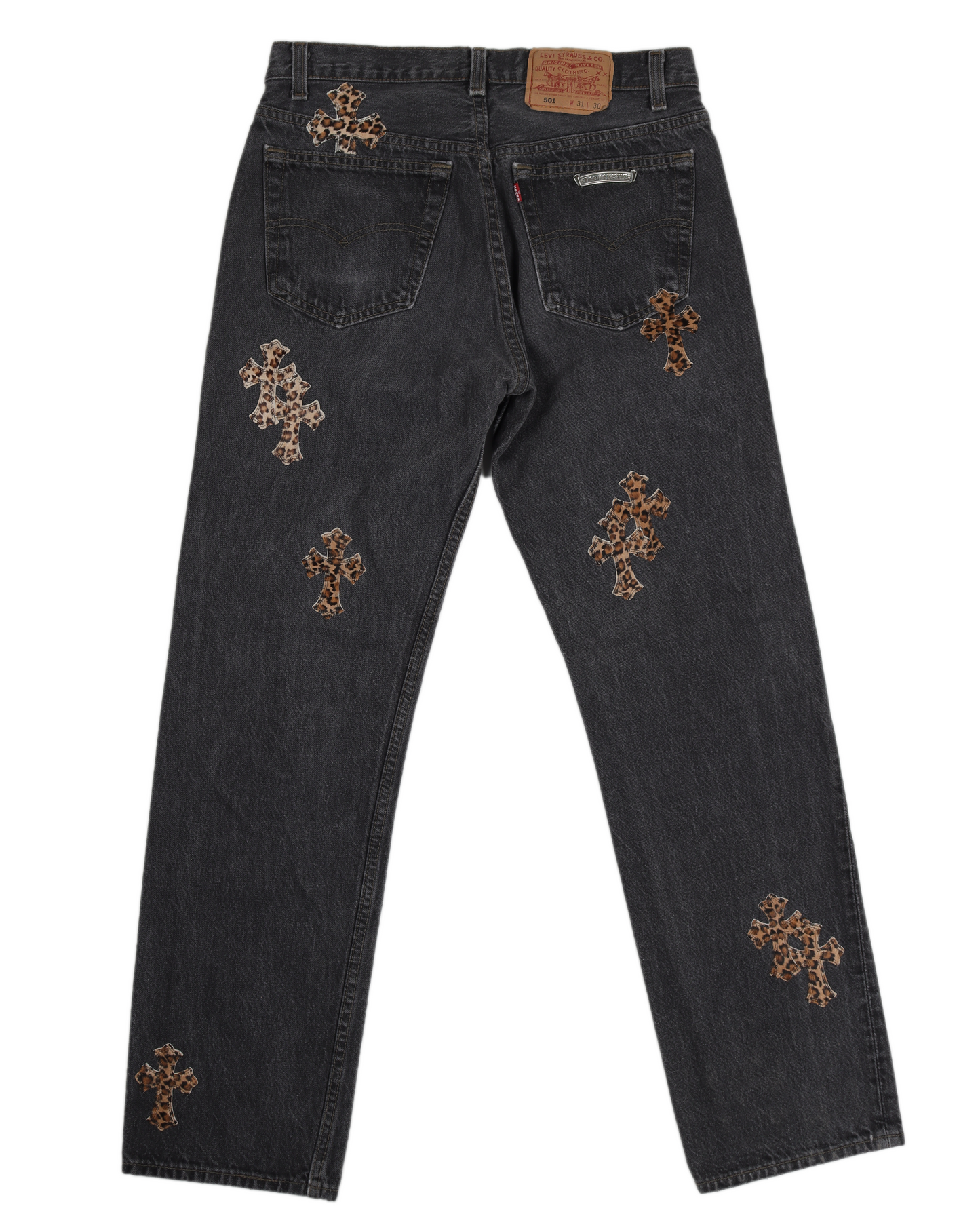 LEVI'S LEOPARD CROSS PATCH DENIM