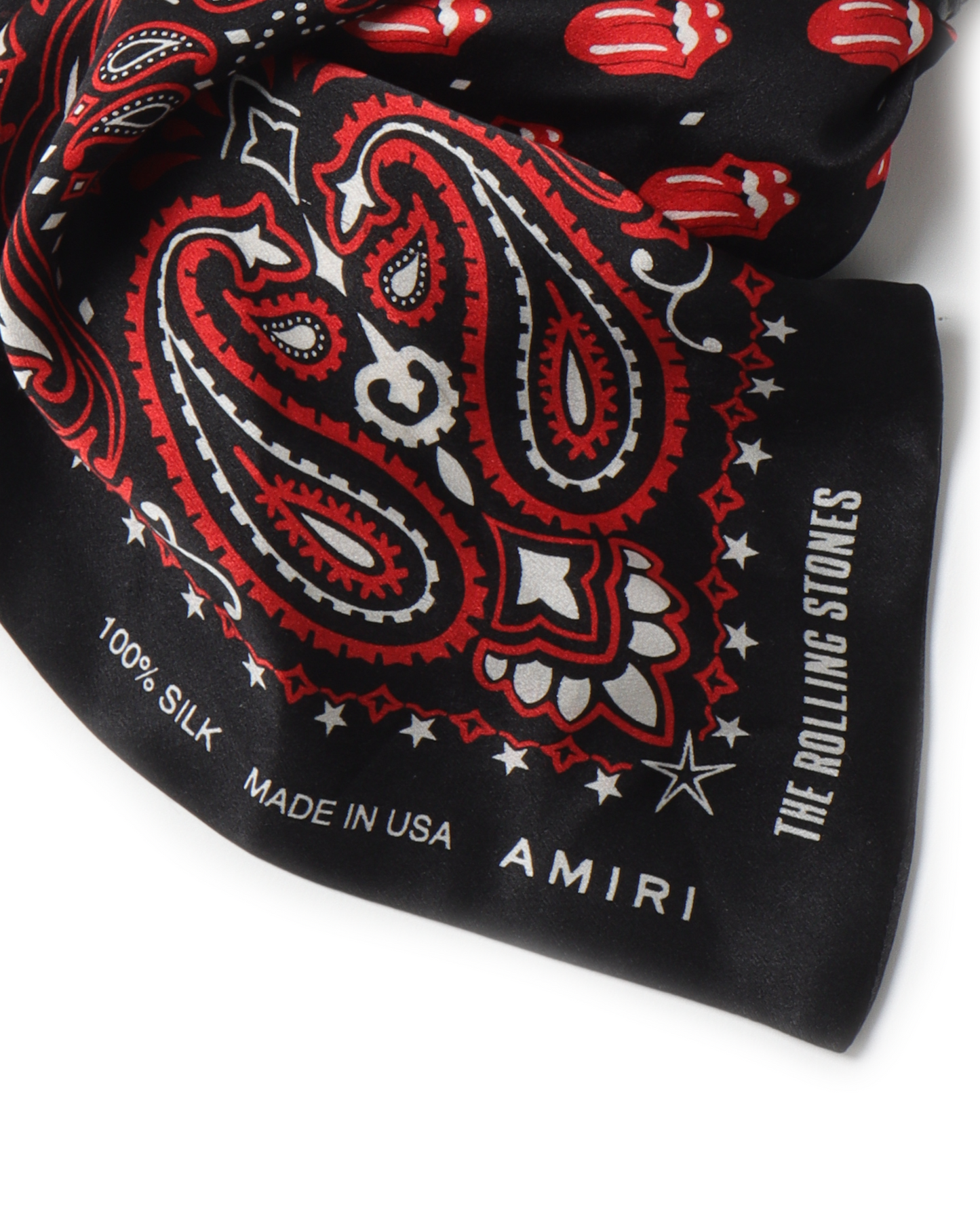 Rolling Stones Silk Bandana Keychain