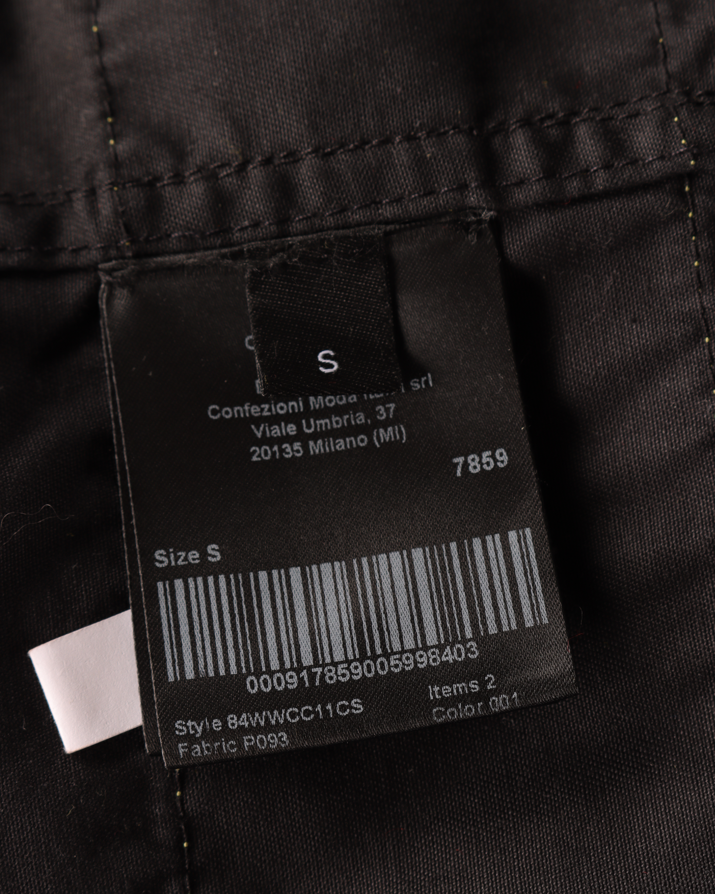 AW18 Fireman Coat Black