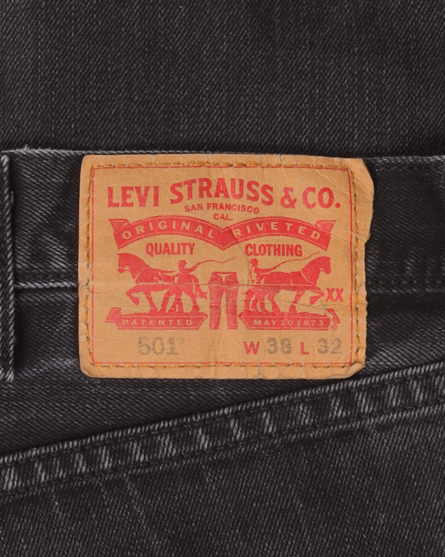 501 Black Jeans