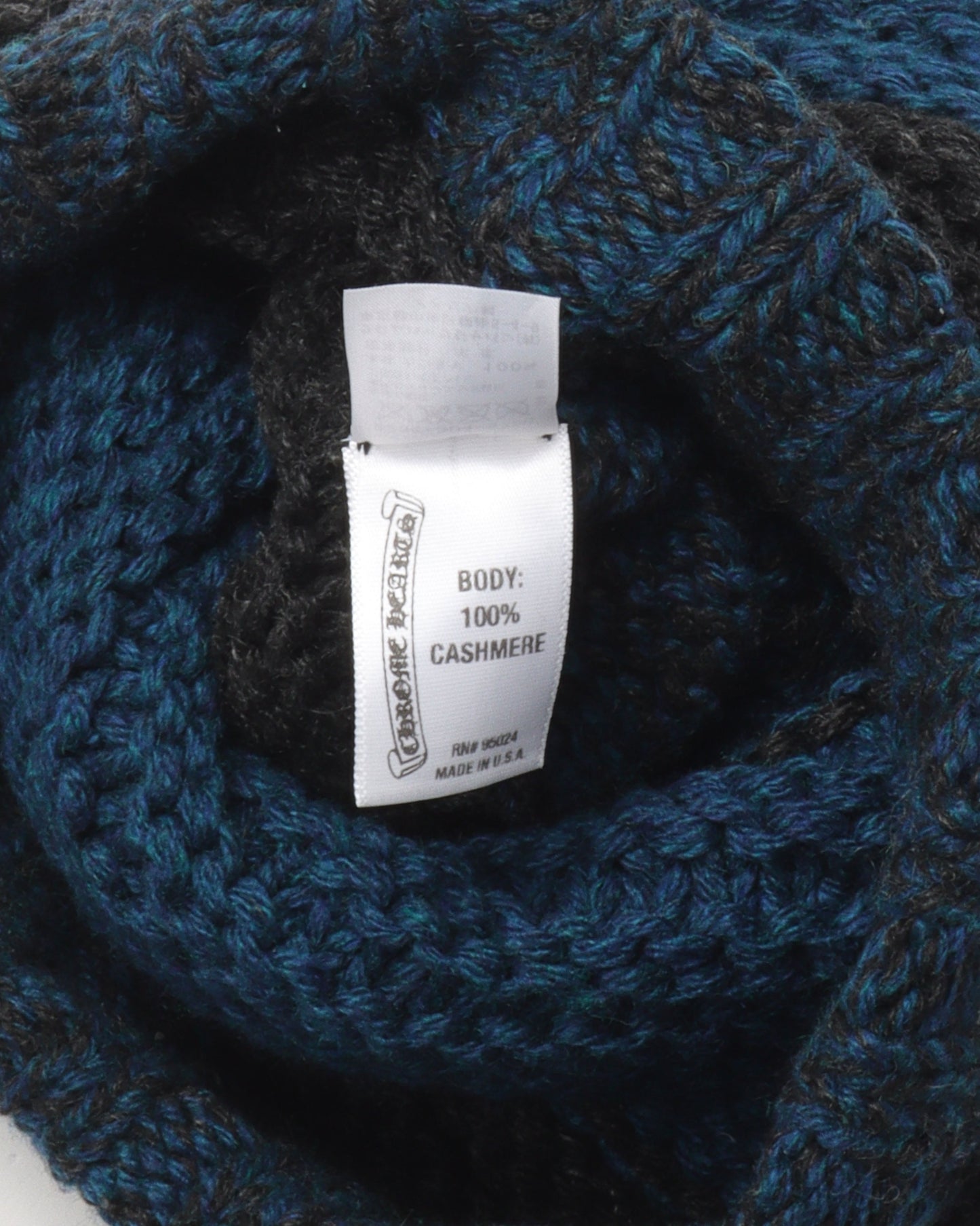 Cemetery Cross Patch Cashmere Beanie