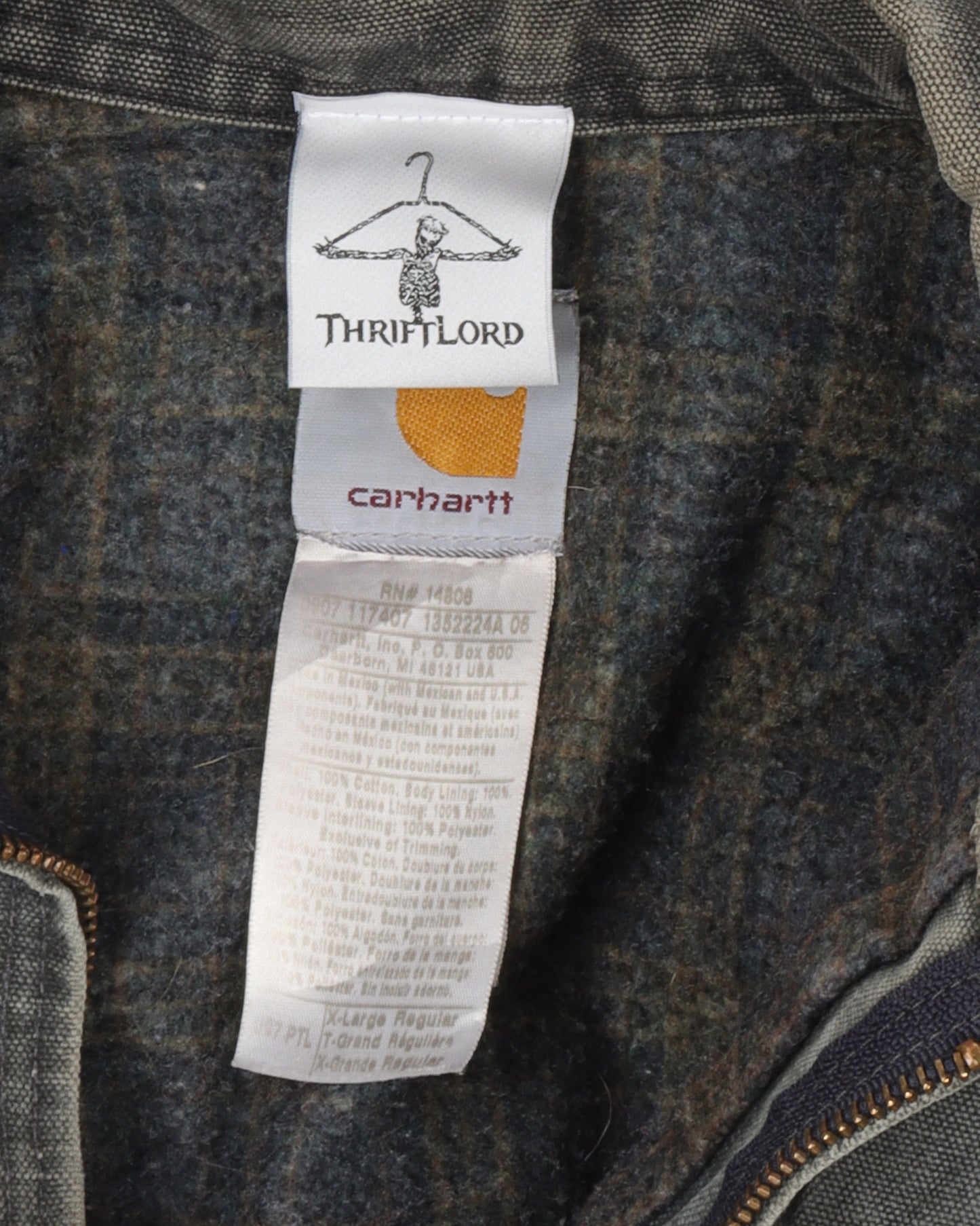 Carhartt Blanket Lined Detroit Jacket