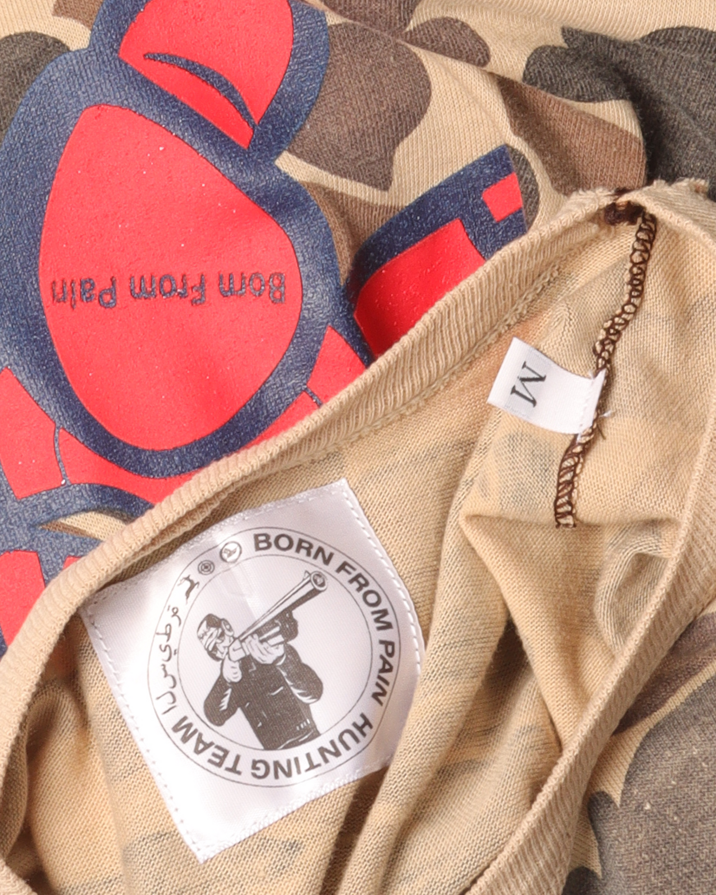 Born From Pain Camouflage T-Shirt