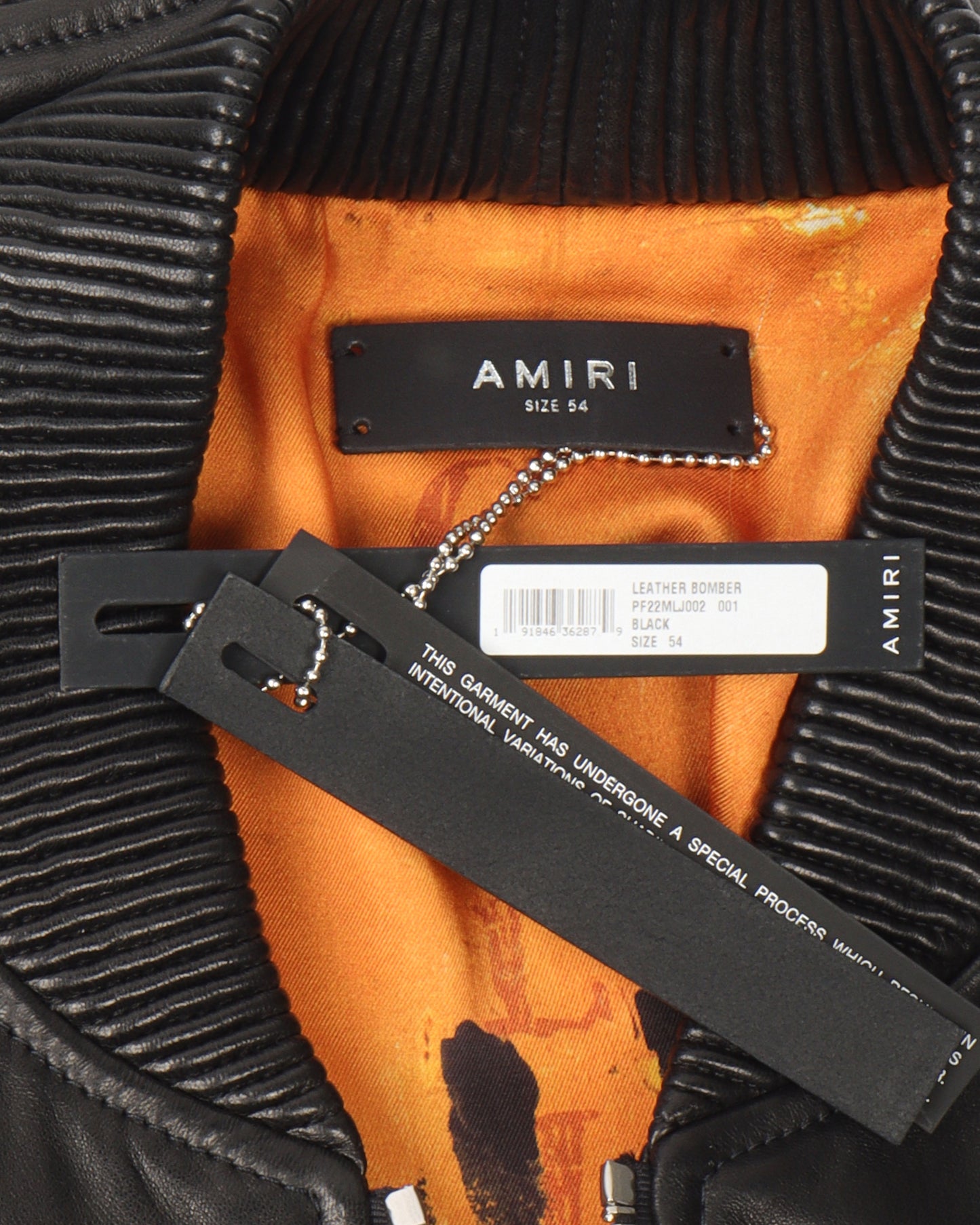 Leather Bomber Jacket