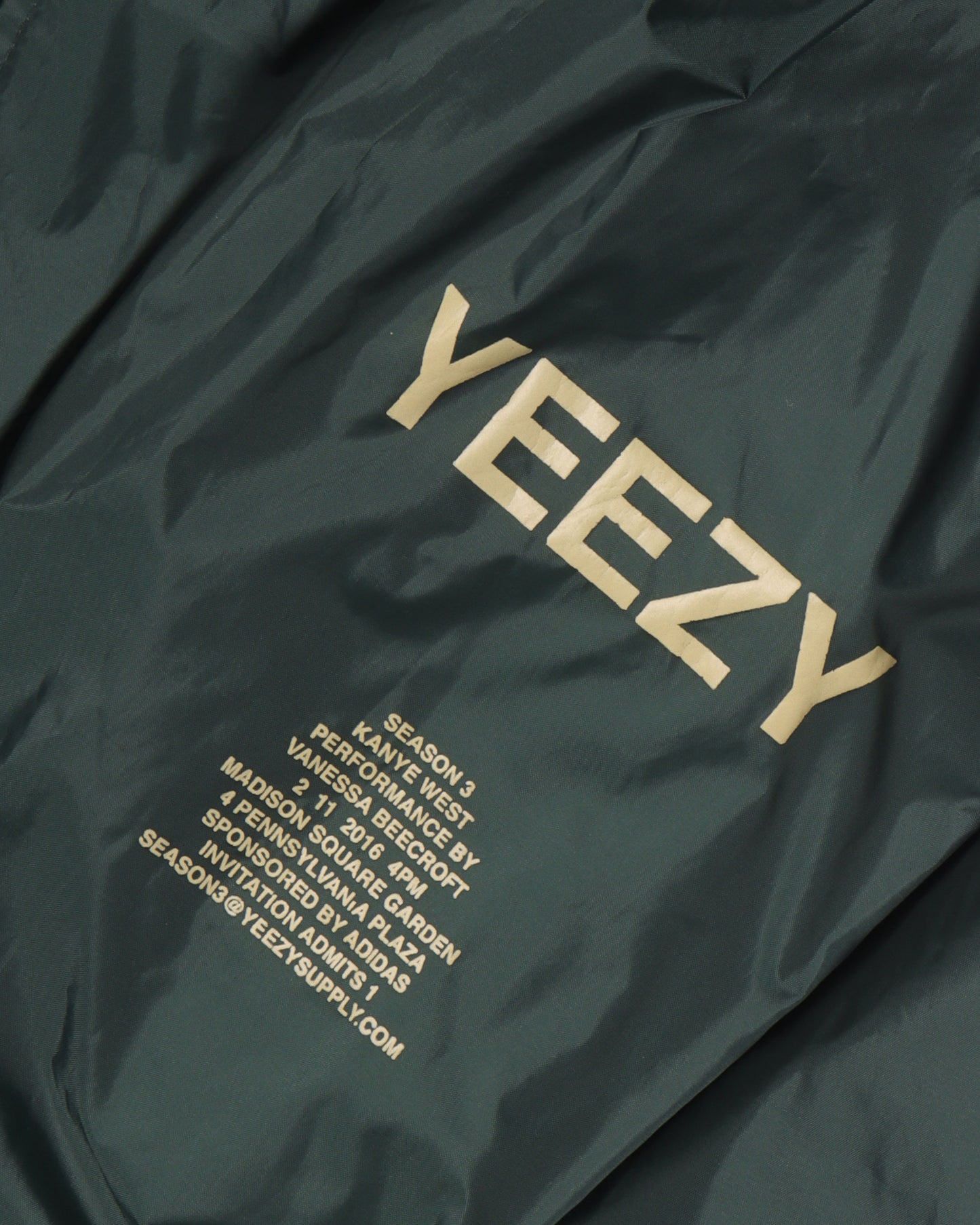 Season 3 Madison Square Garden Invitation Windbreaker