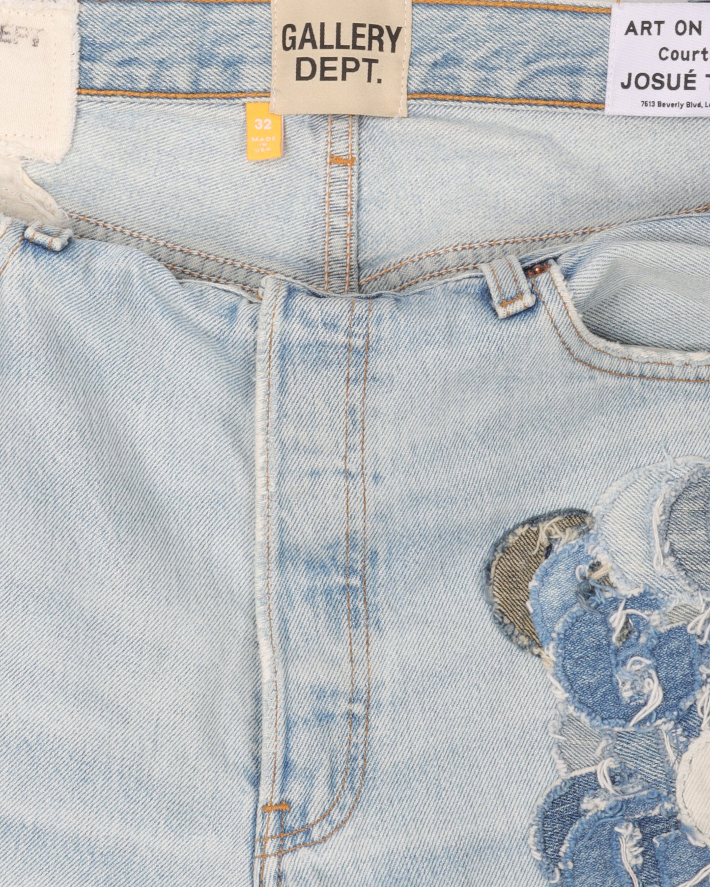 La Flare Crazy G's Denim Jeans 100 G PATCHES