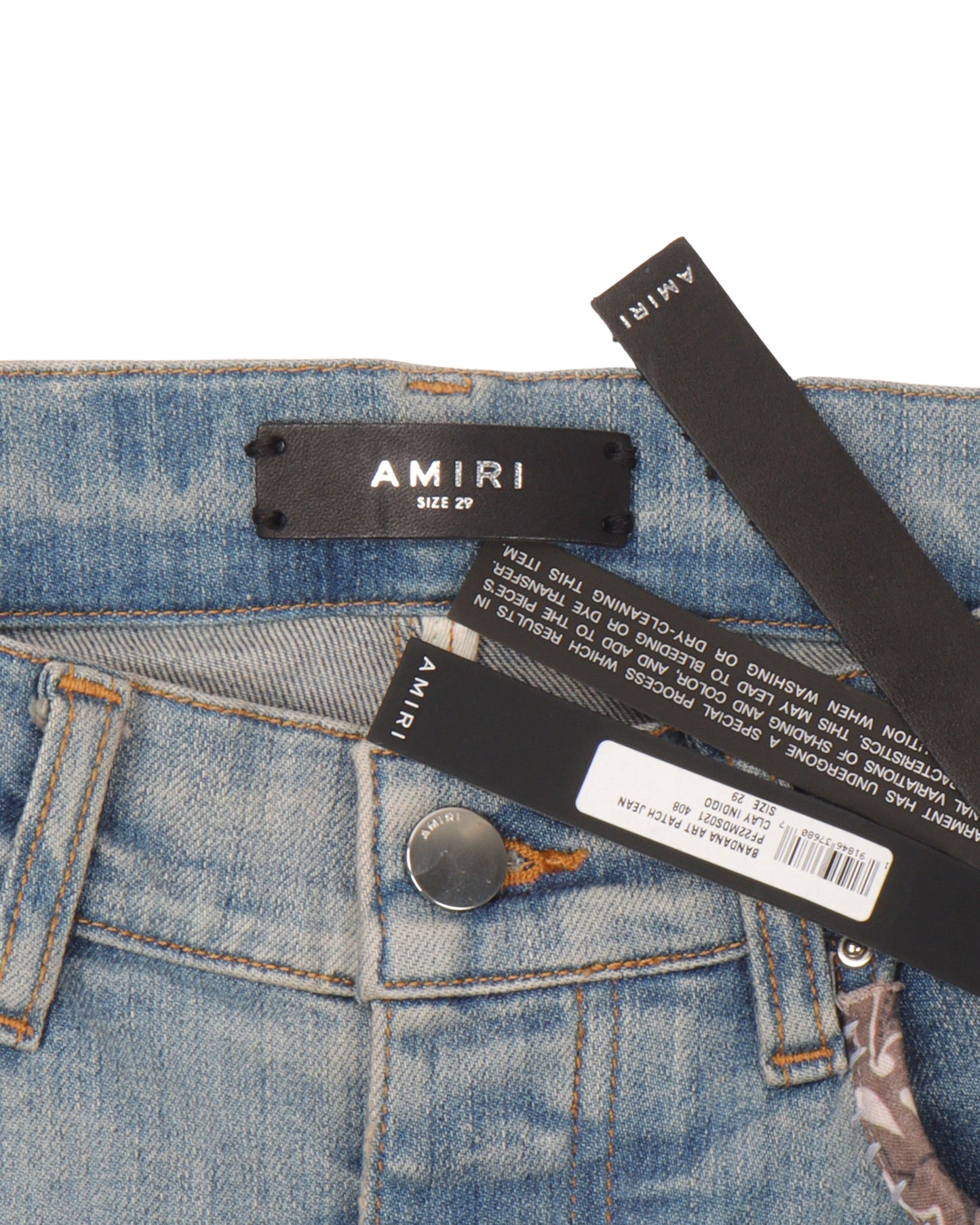Bandana Patched Jeans