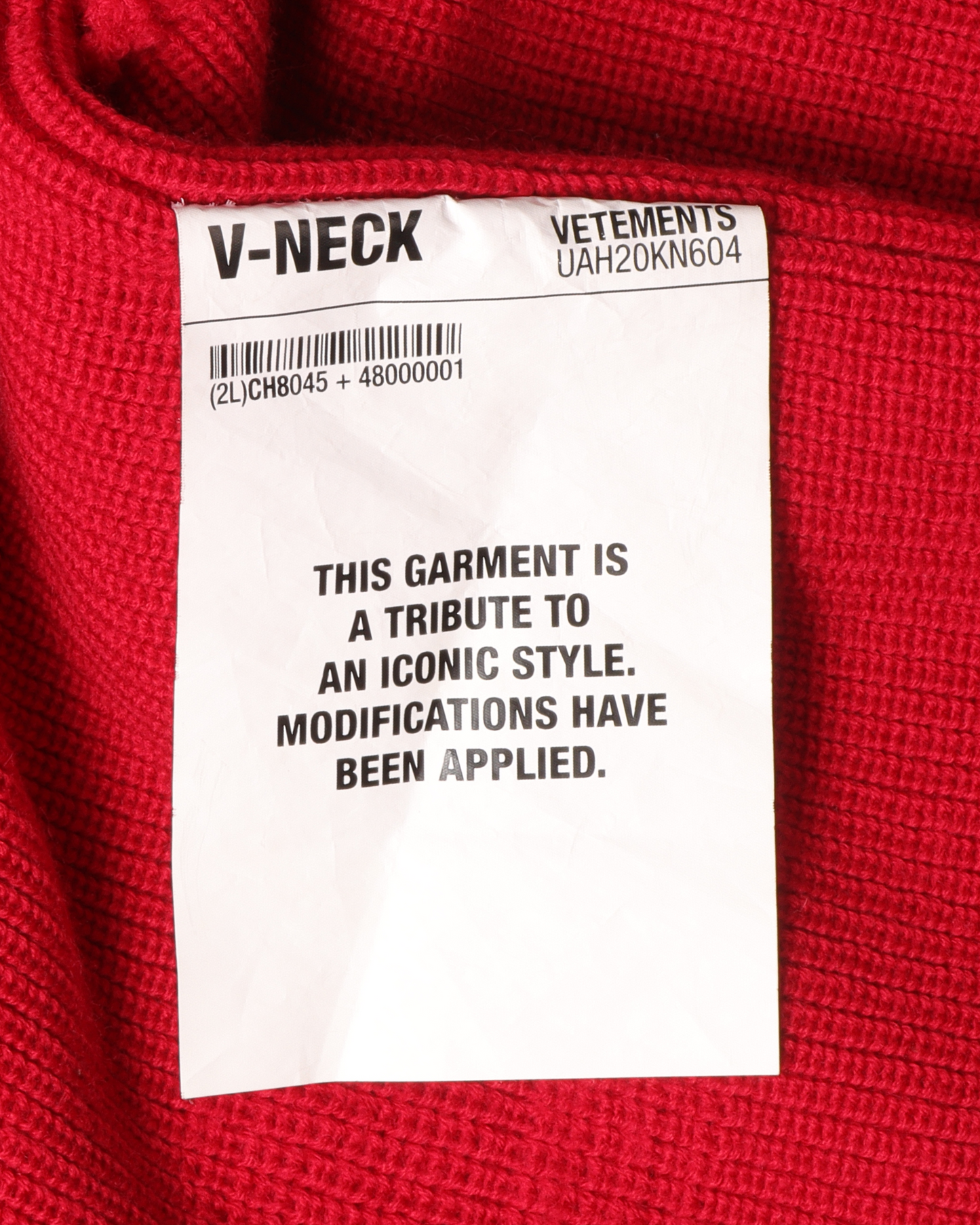 FW20 Oversized Distressed Wool Sweater