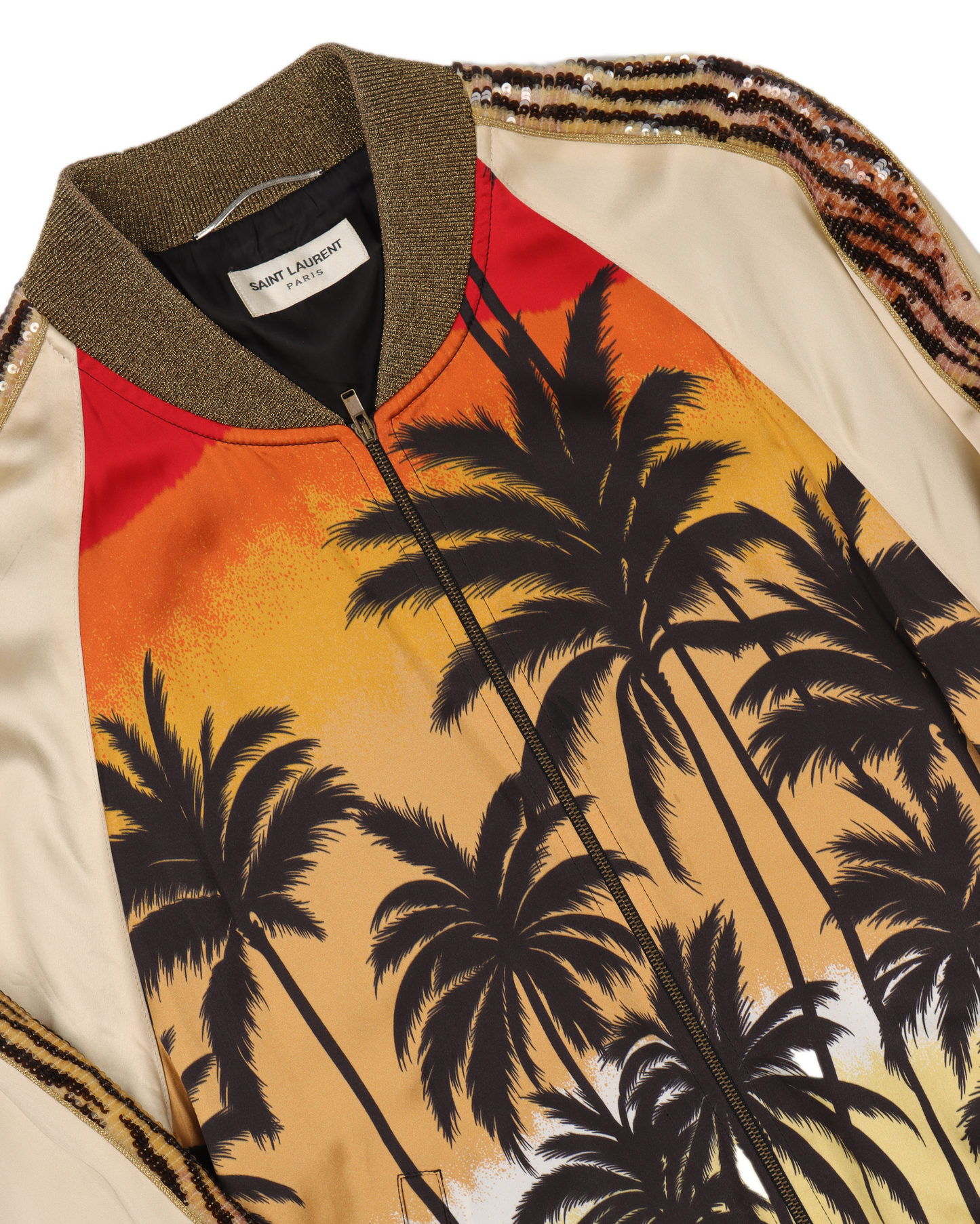 SS16 Runway Sequin Palm Tree Jacket