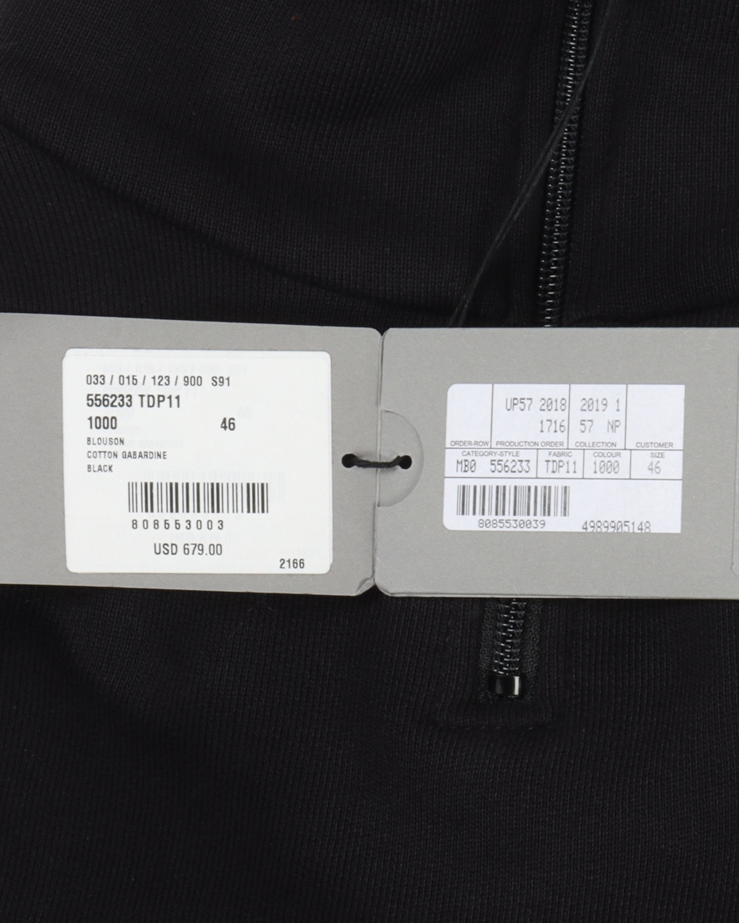 Tonal Canvas Quarter Zip