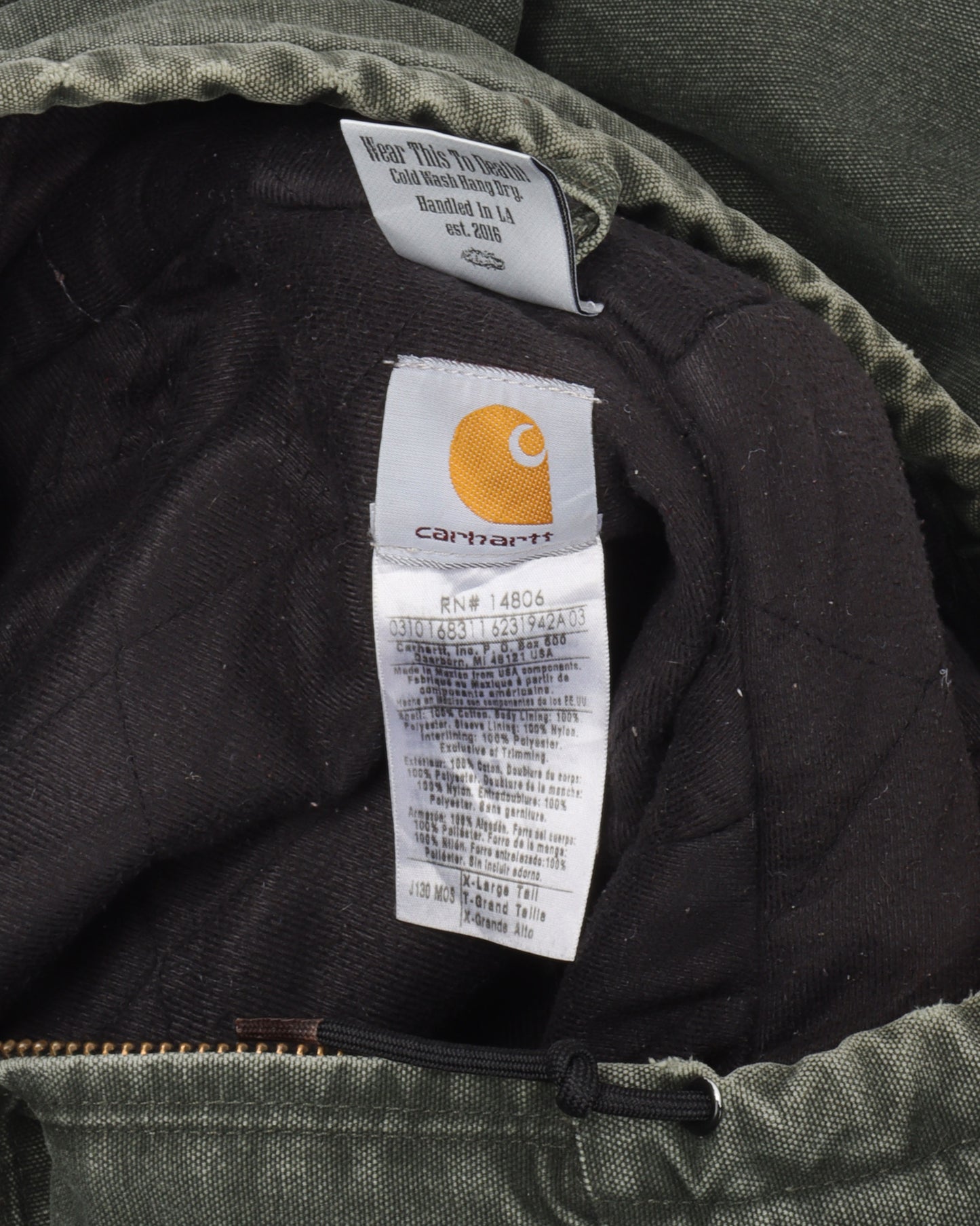 Carhartt Hooded Work Jacket