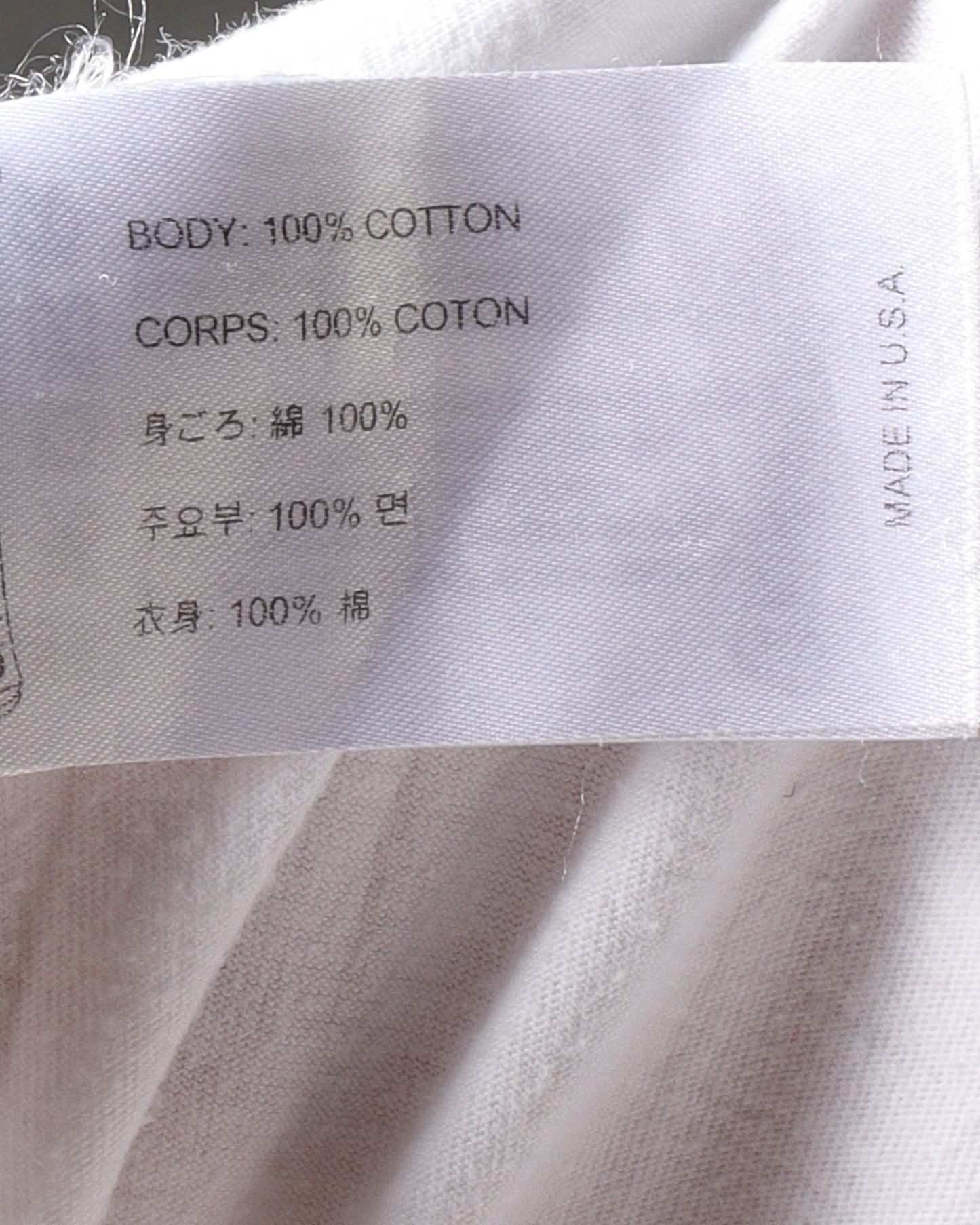 Cross White Pocket T-Shirt