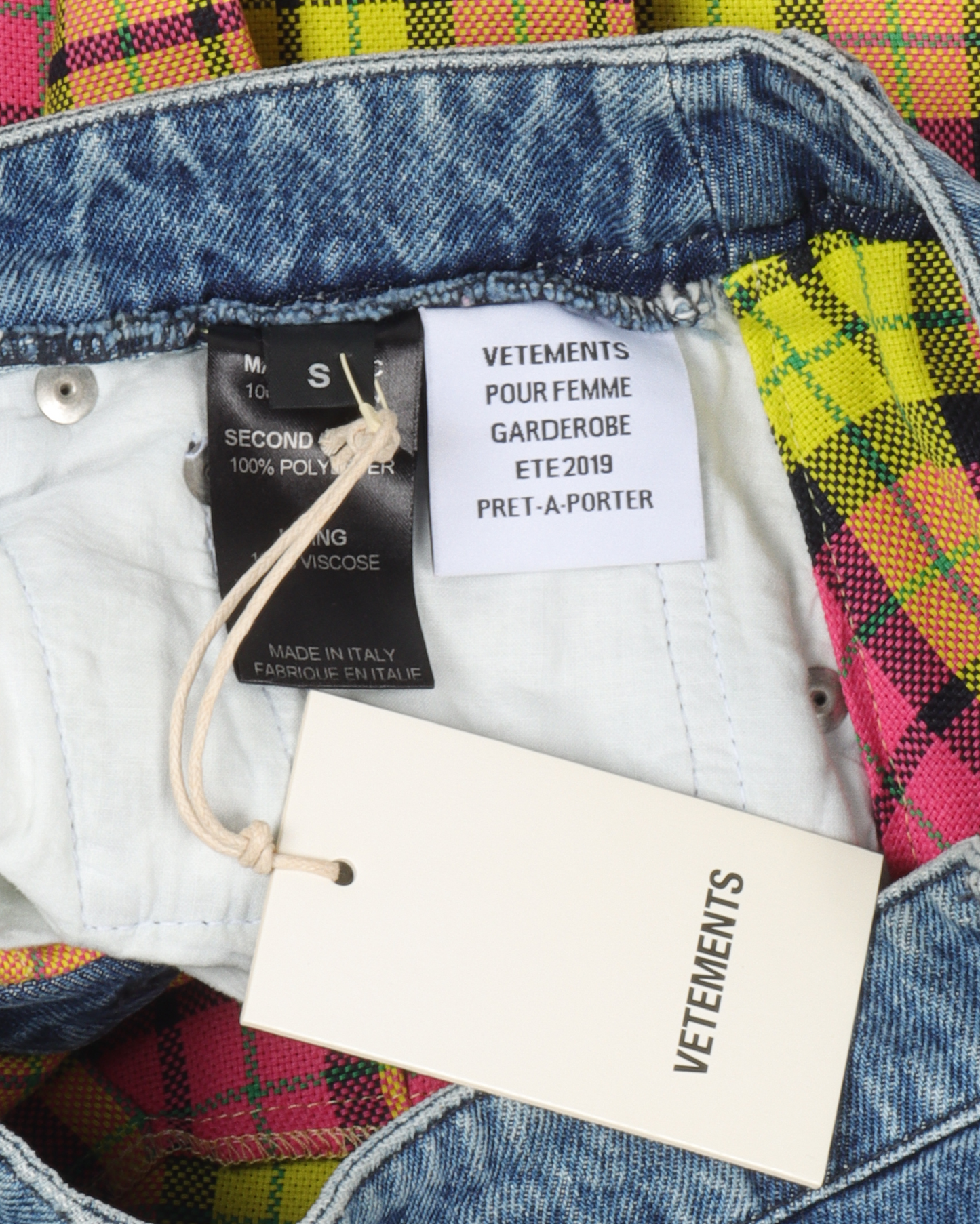 SS19 Reconstructed Denim Skirt