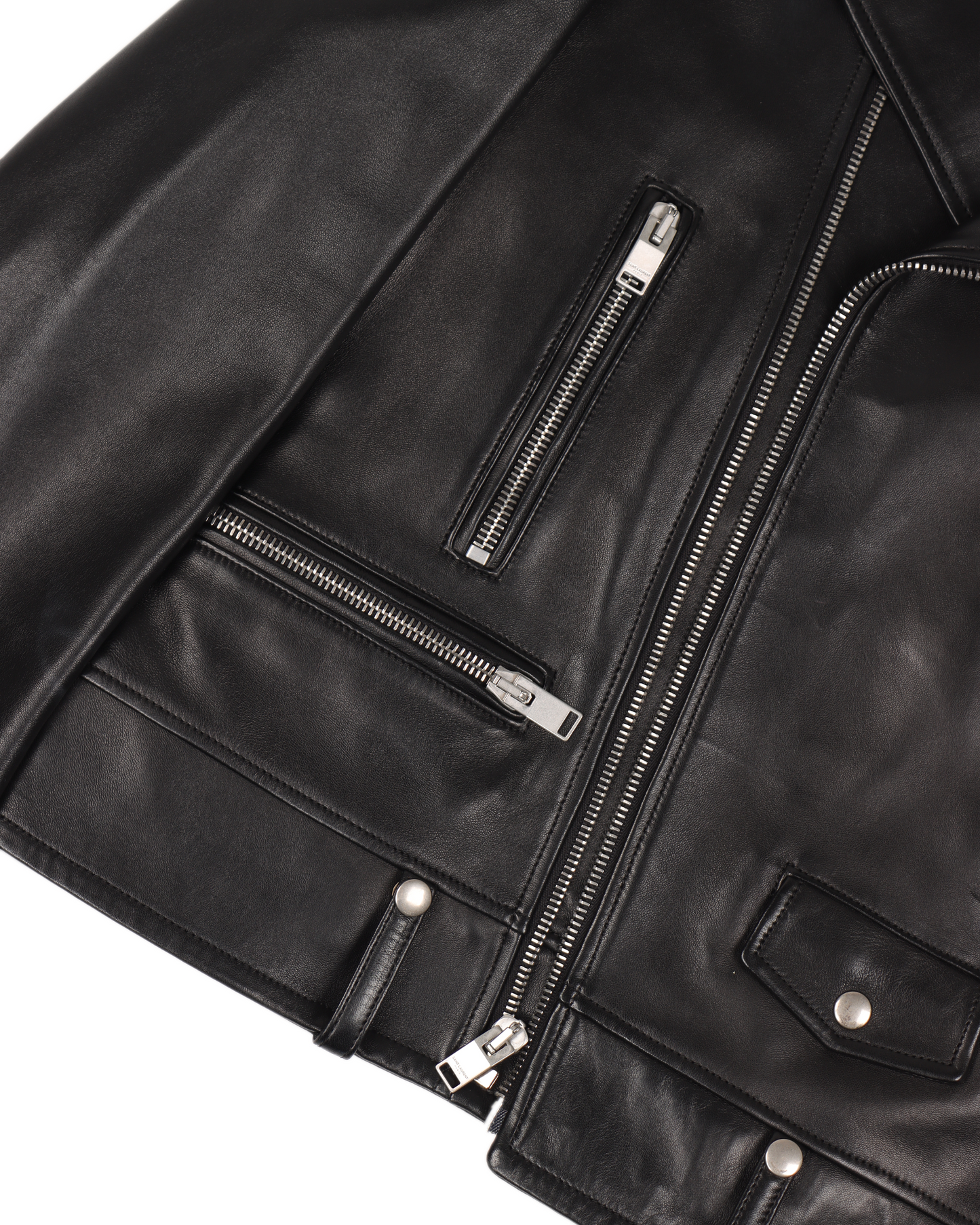 FW13 L01 Lambskin Leather Motorcycle Jacket