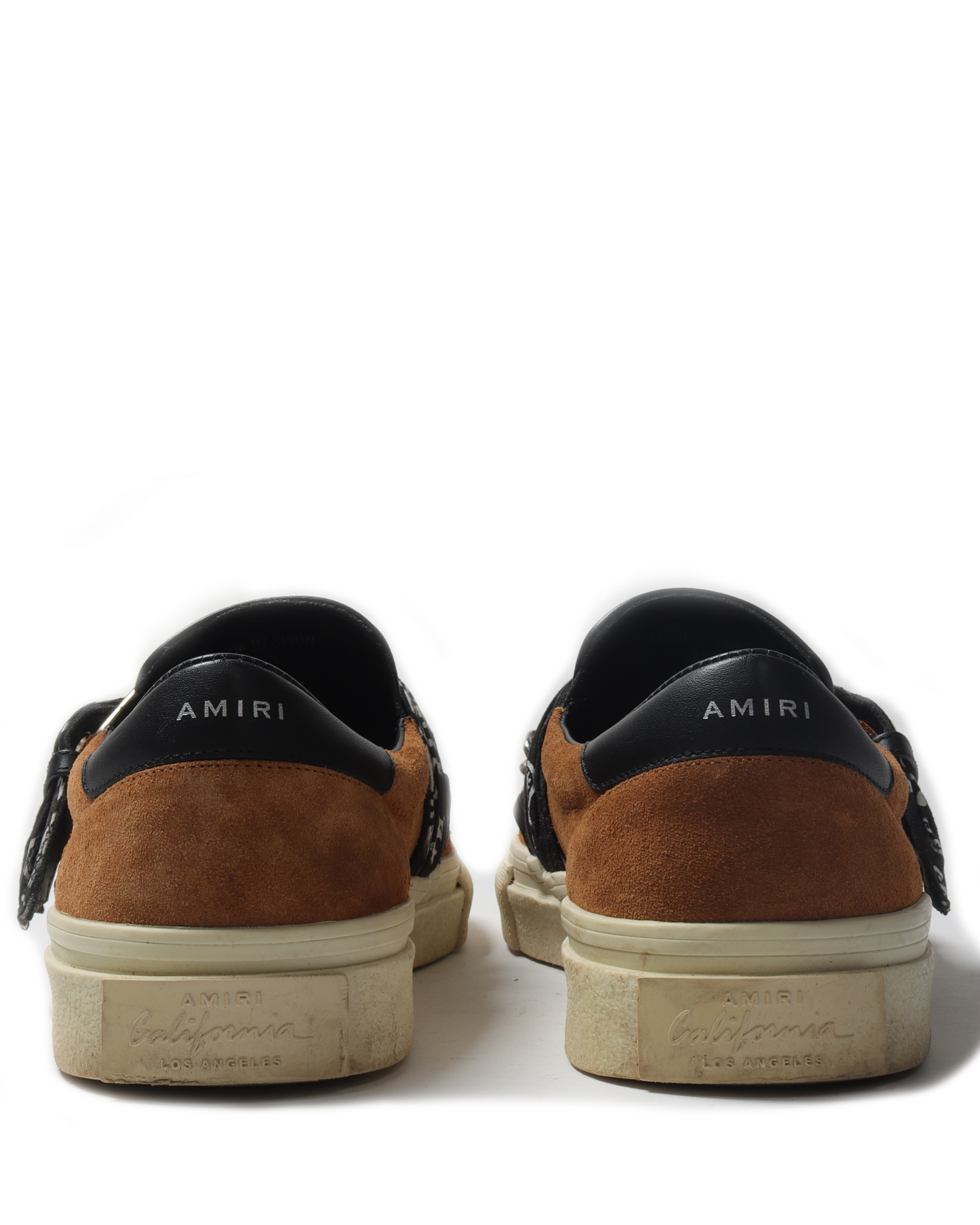 Bandana-Chain Slip-On Sneakers