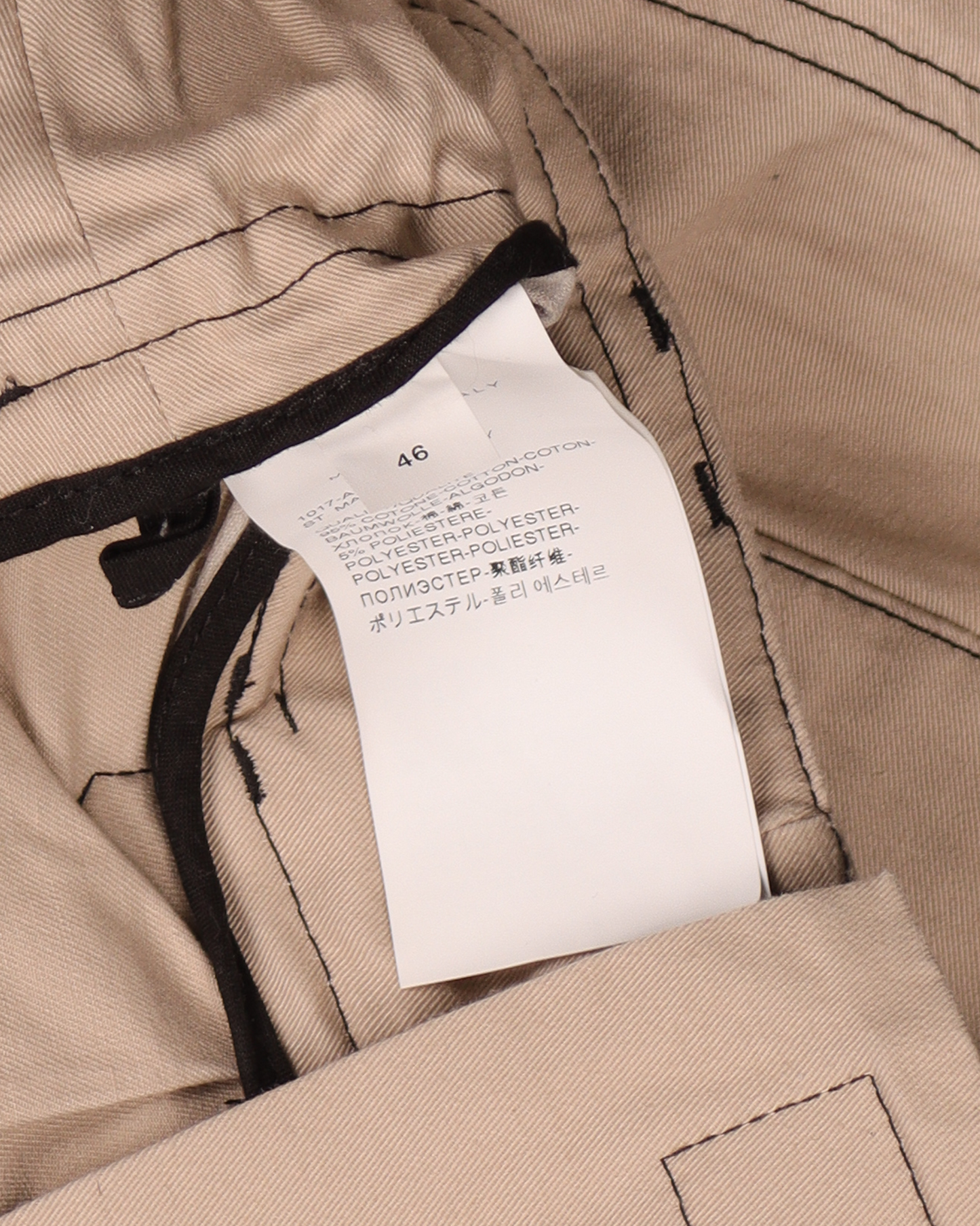 Contrast Stitch Convertible Cargo Pants