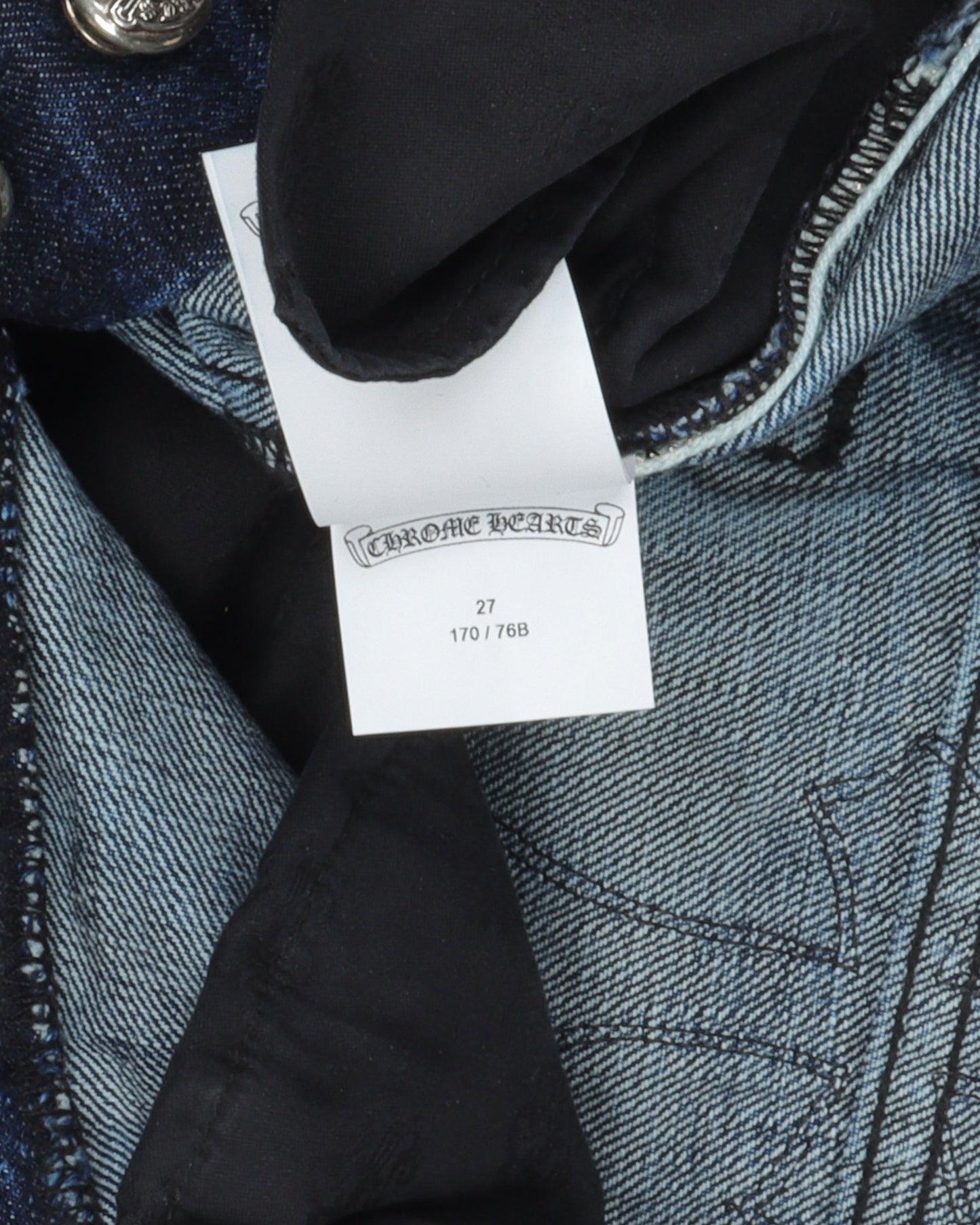 Denim w/ 35 Cross Patches