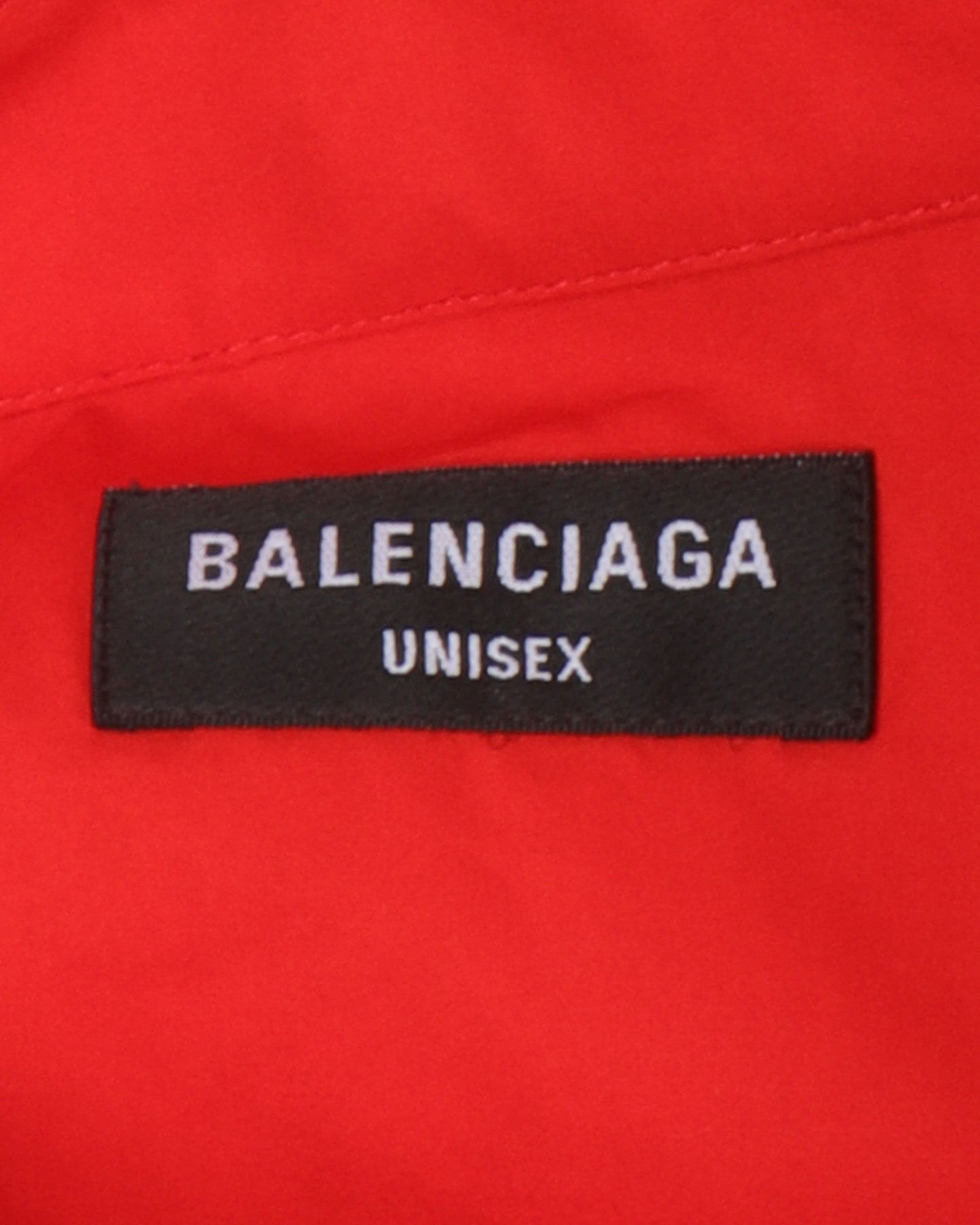 Red Short Sleeve Button Shirt