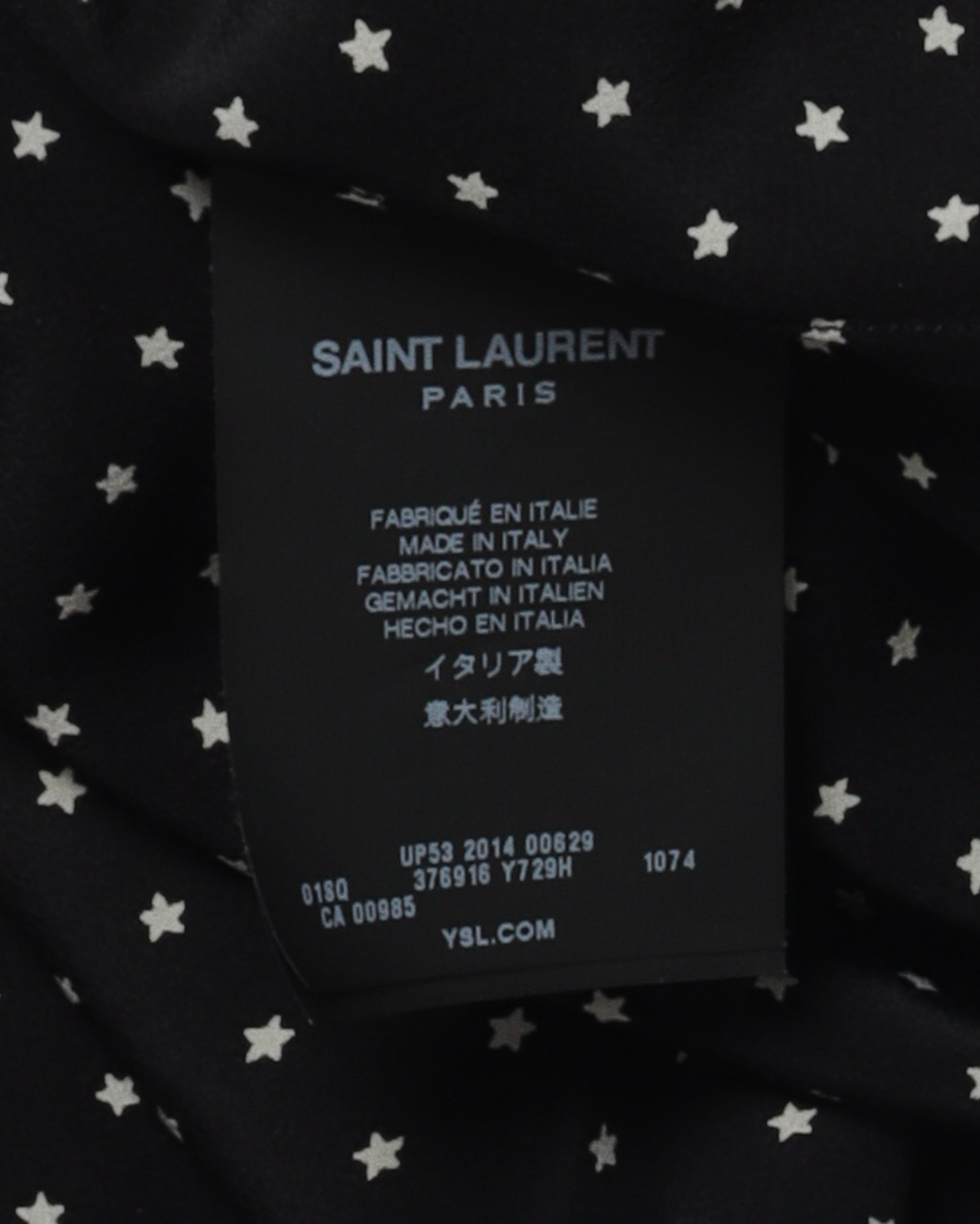 Silk Star Pattern Shirt