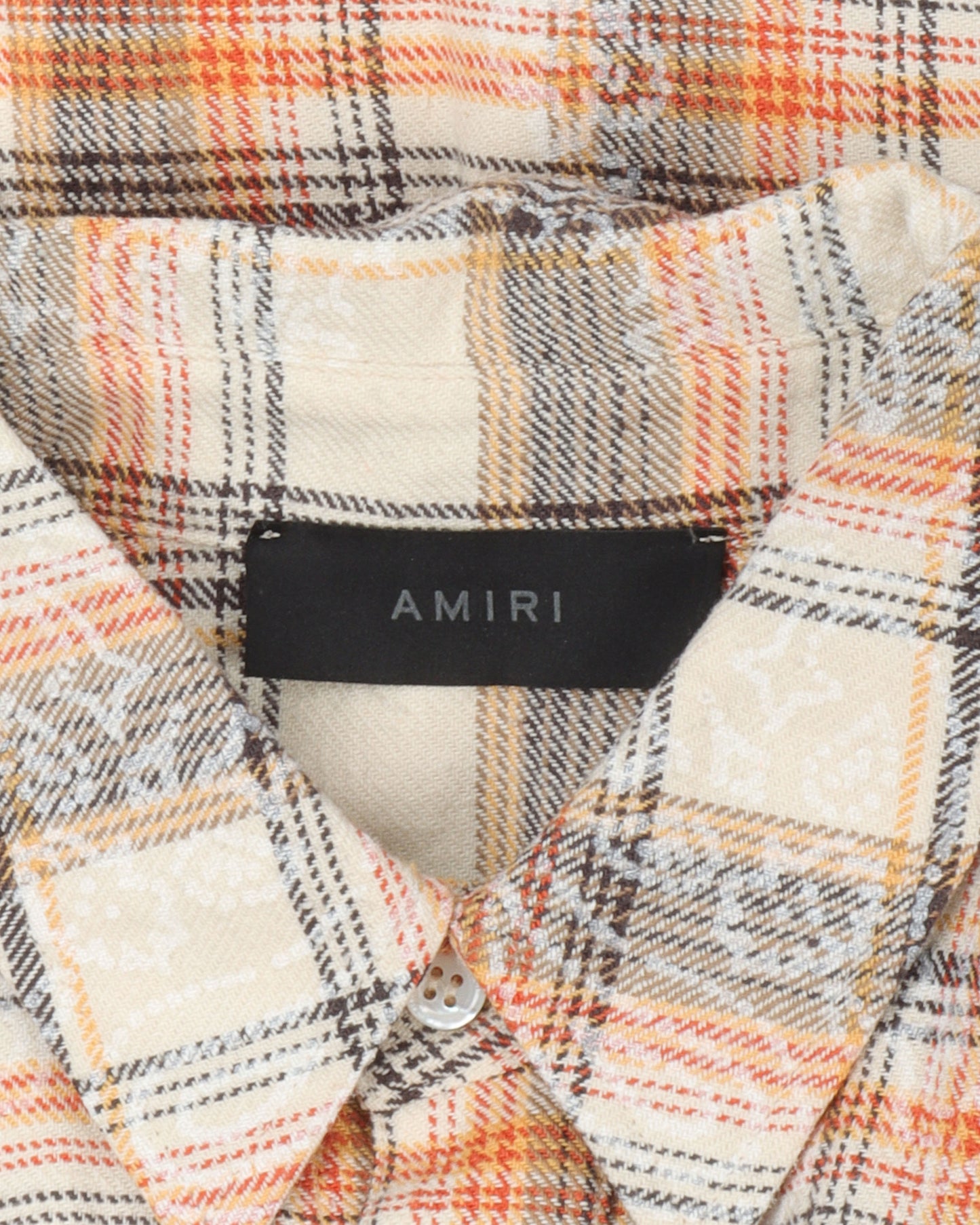 Bleach Bandana Plaid Shirt