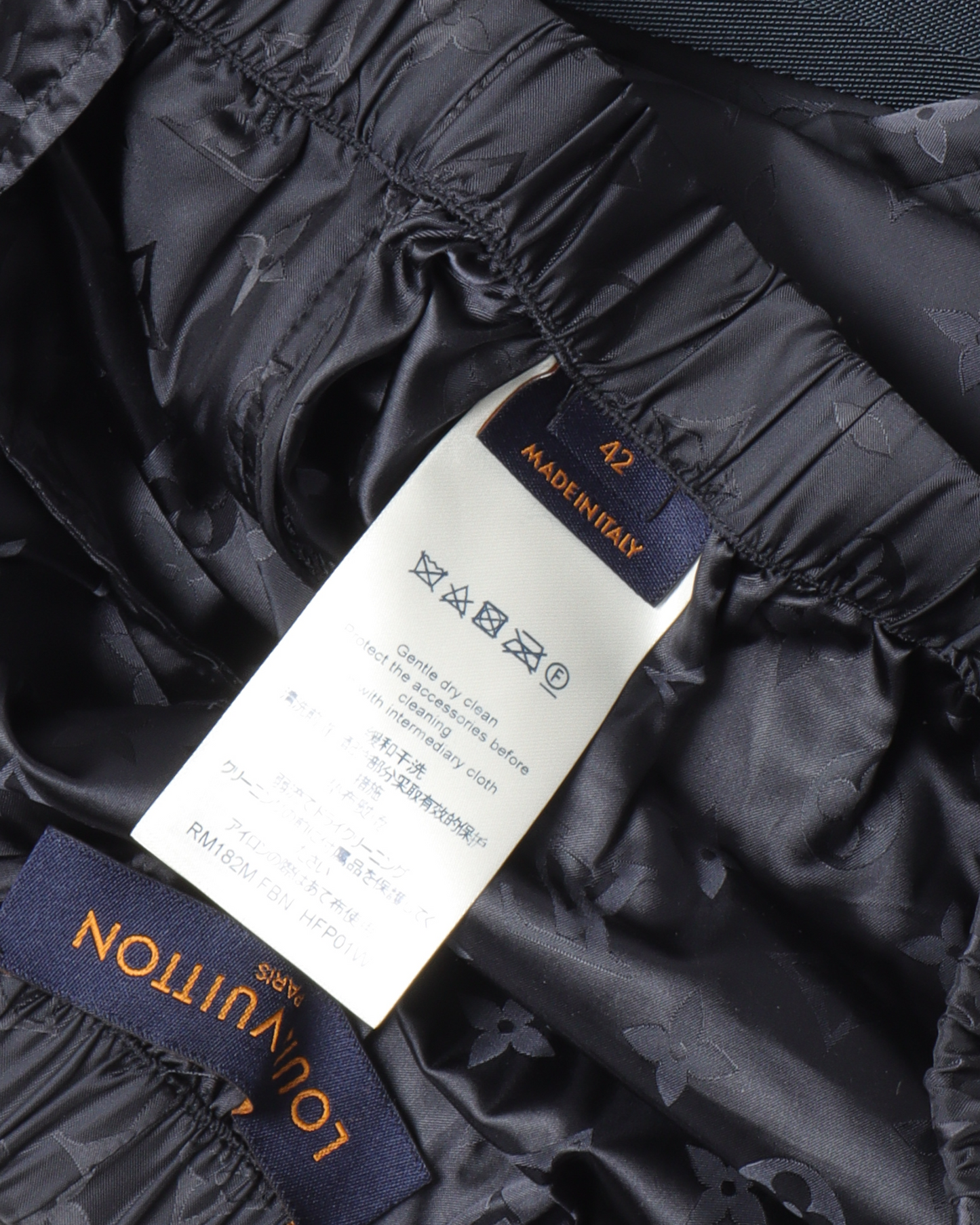 Adjustable Nylon Monogram Pants