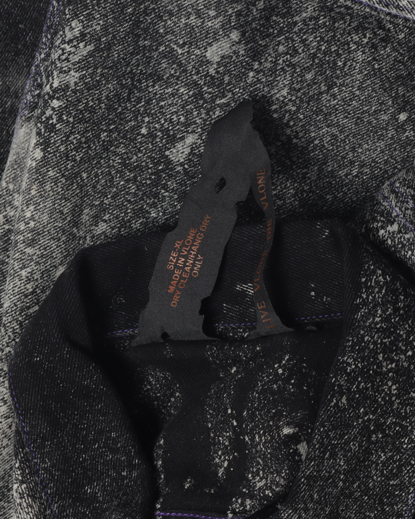 Splatter Paint Denim Jacket