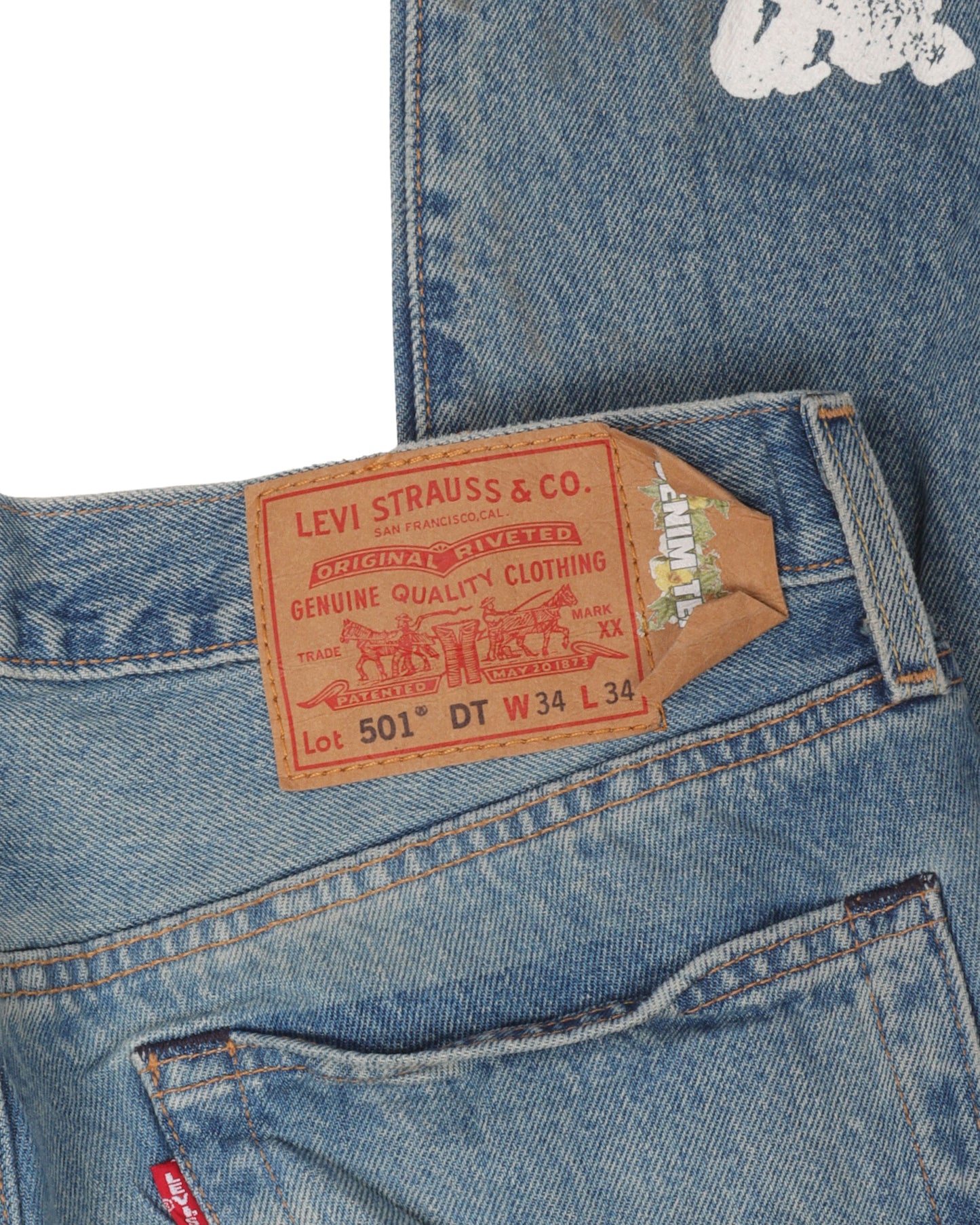 Cotton Wreath Levi Jeans