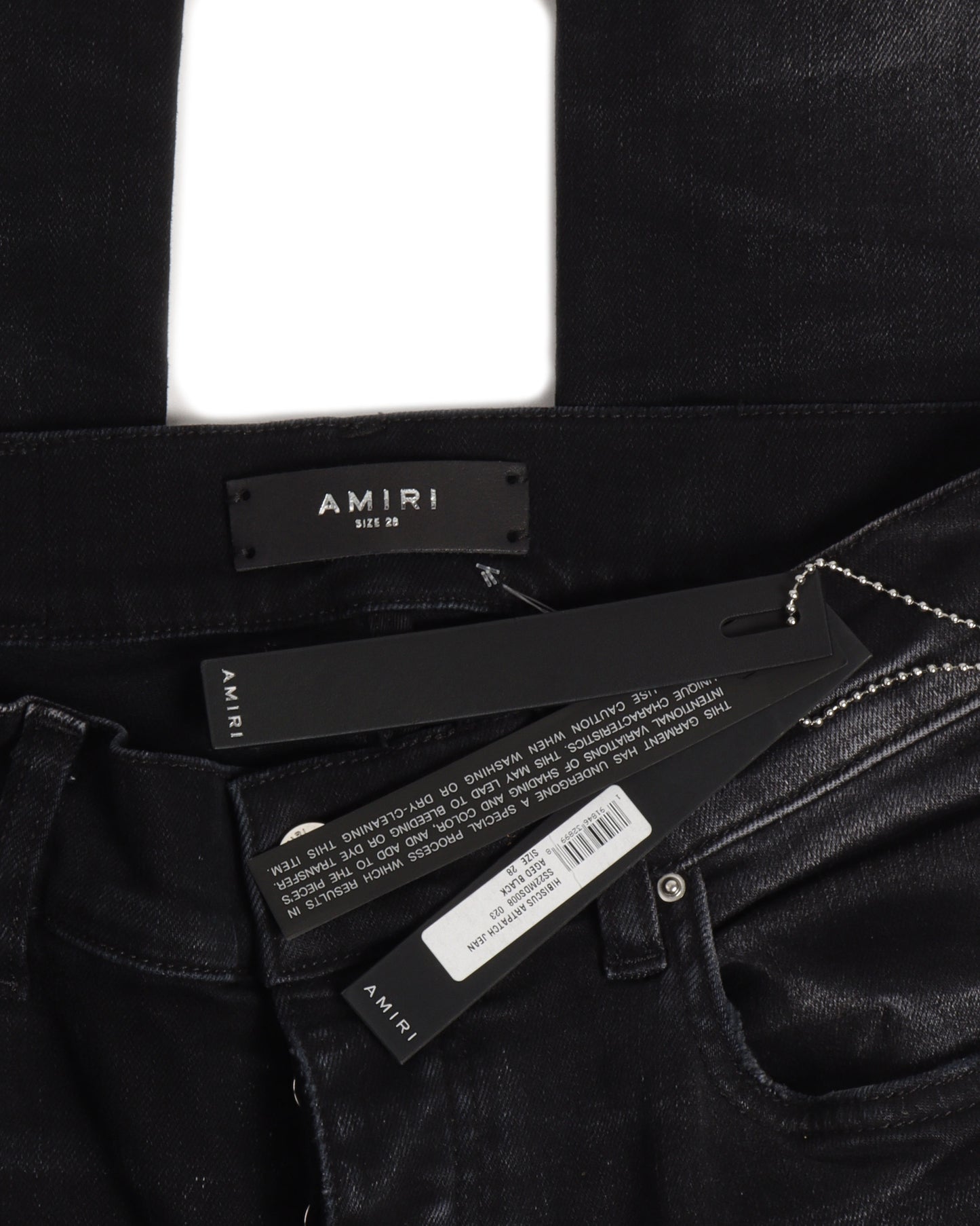 Hibiscus Art Patch Jeans