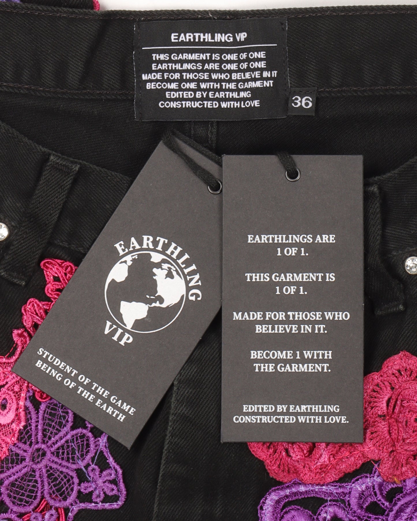 Poetic Lust Pink and Purple Jeans