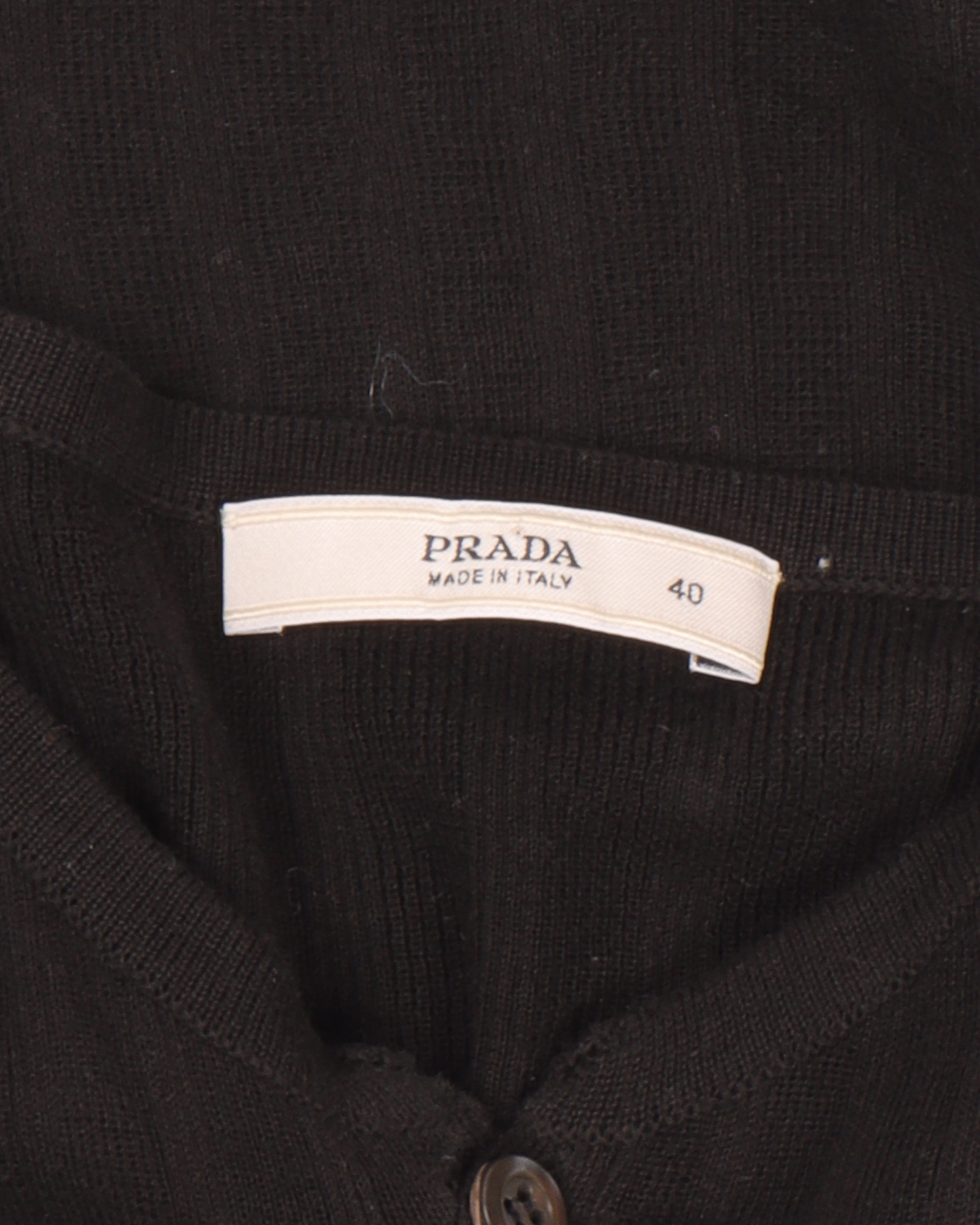 Black Button Blouse