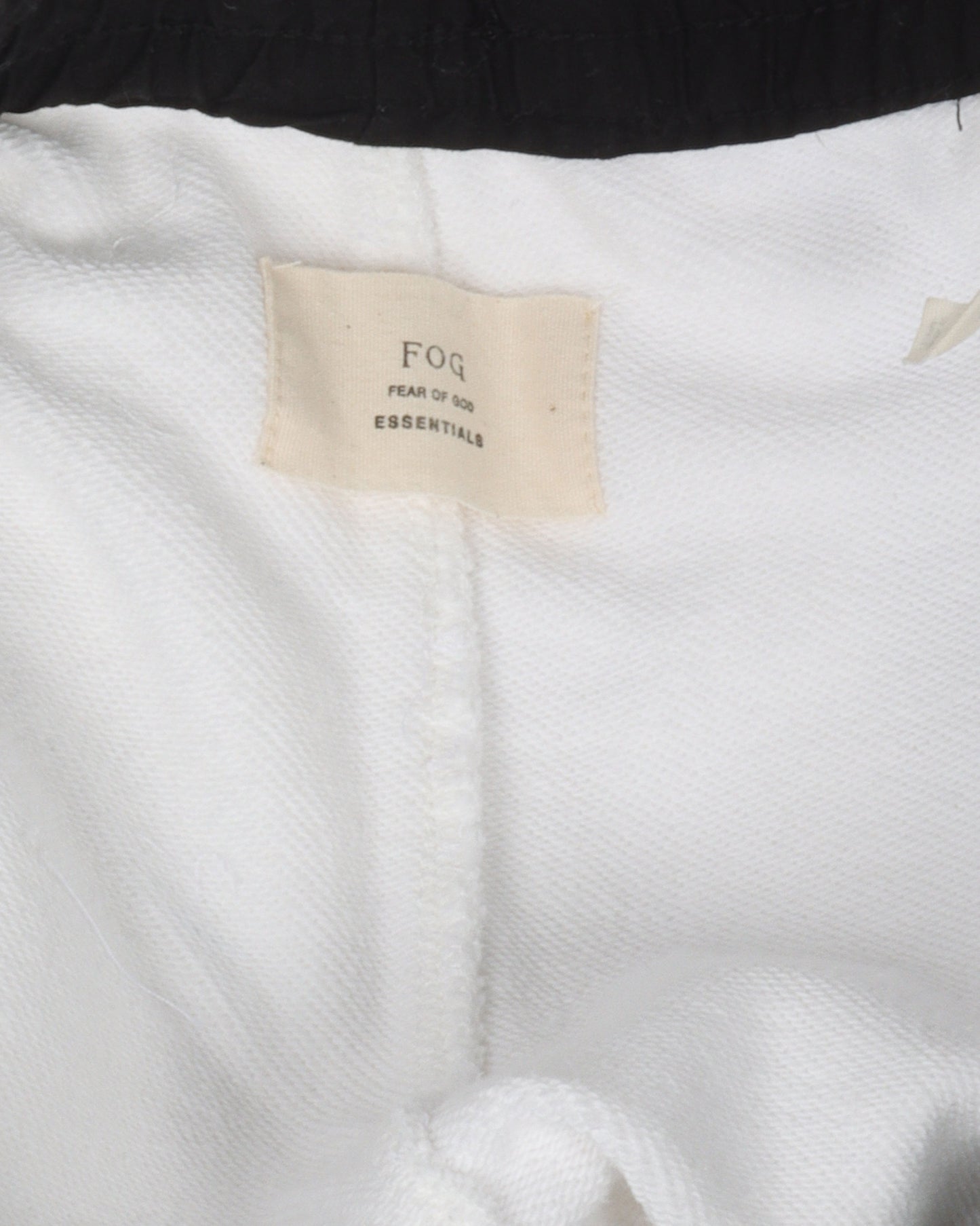 Essentials White Shorts