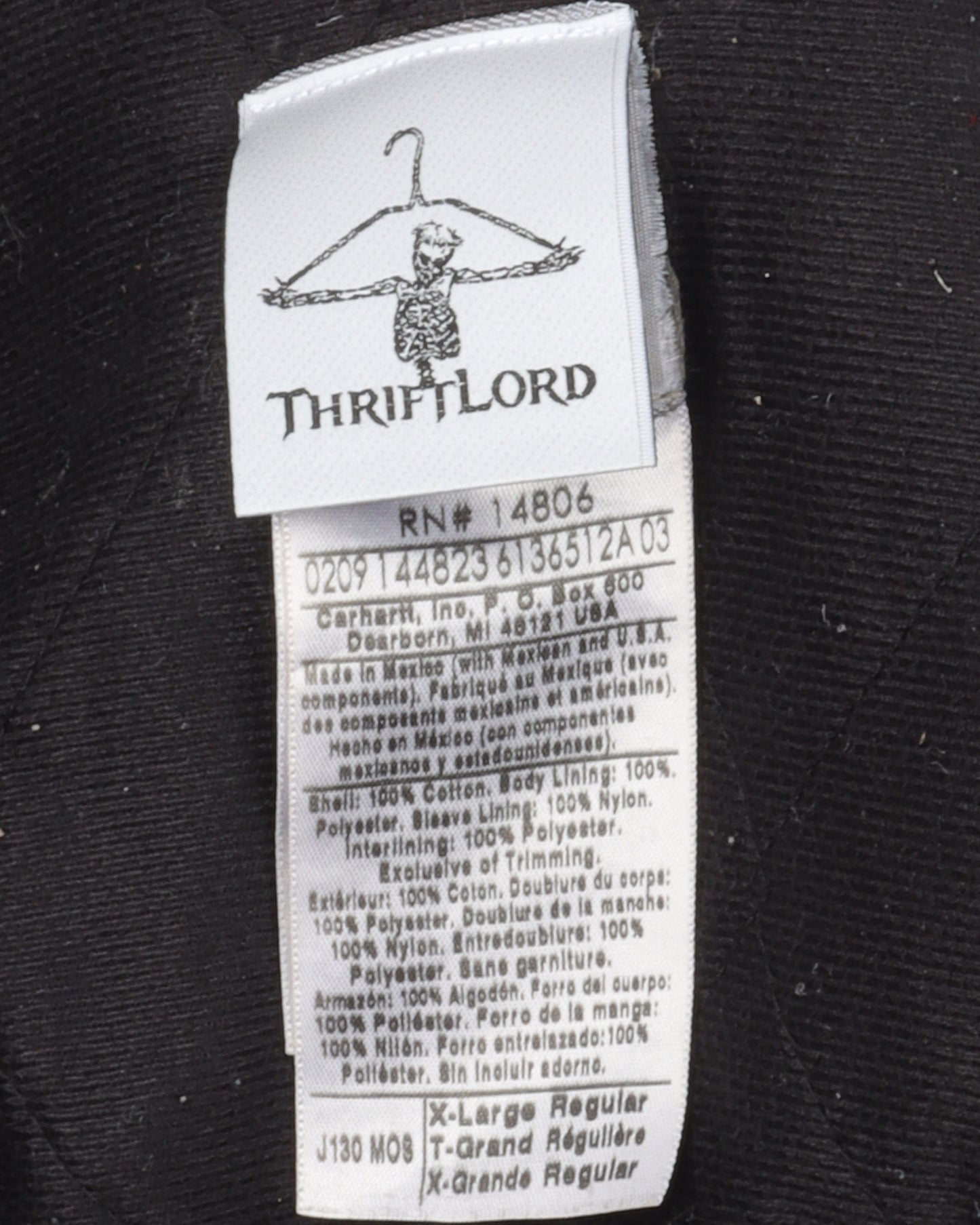 Carhartt Distressed Hooded Jacket