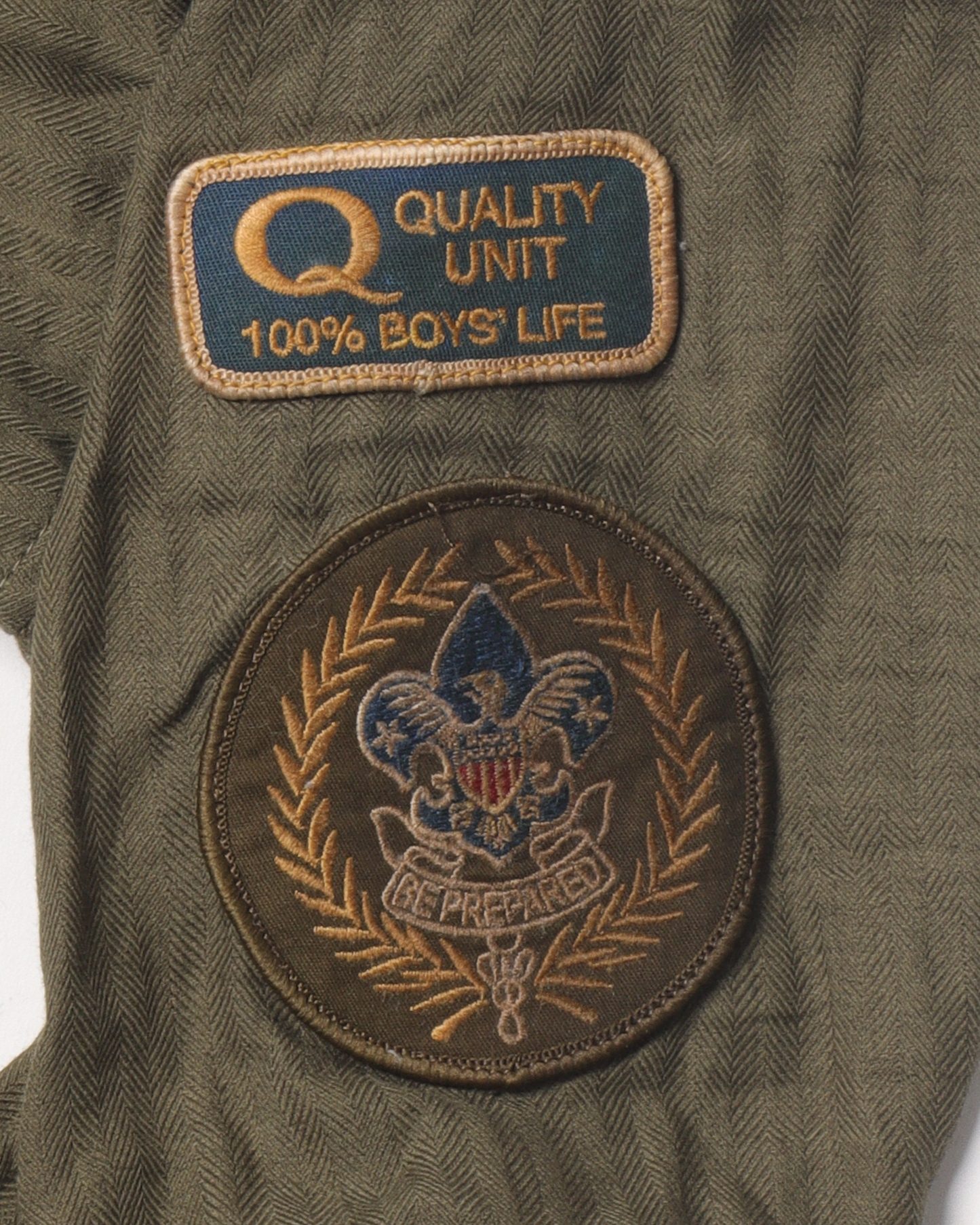 Olive Patch Scout Shirt
