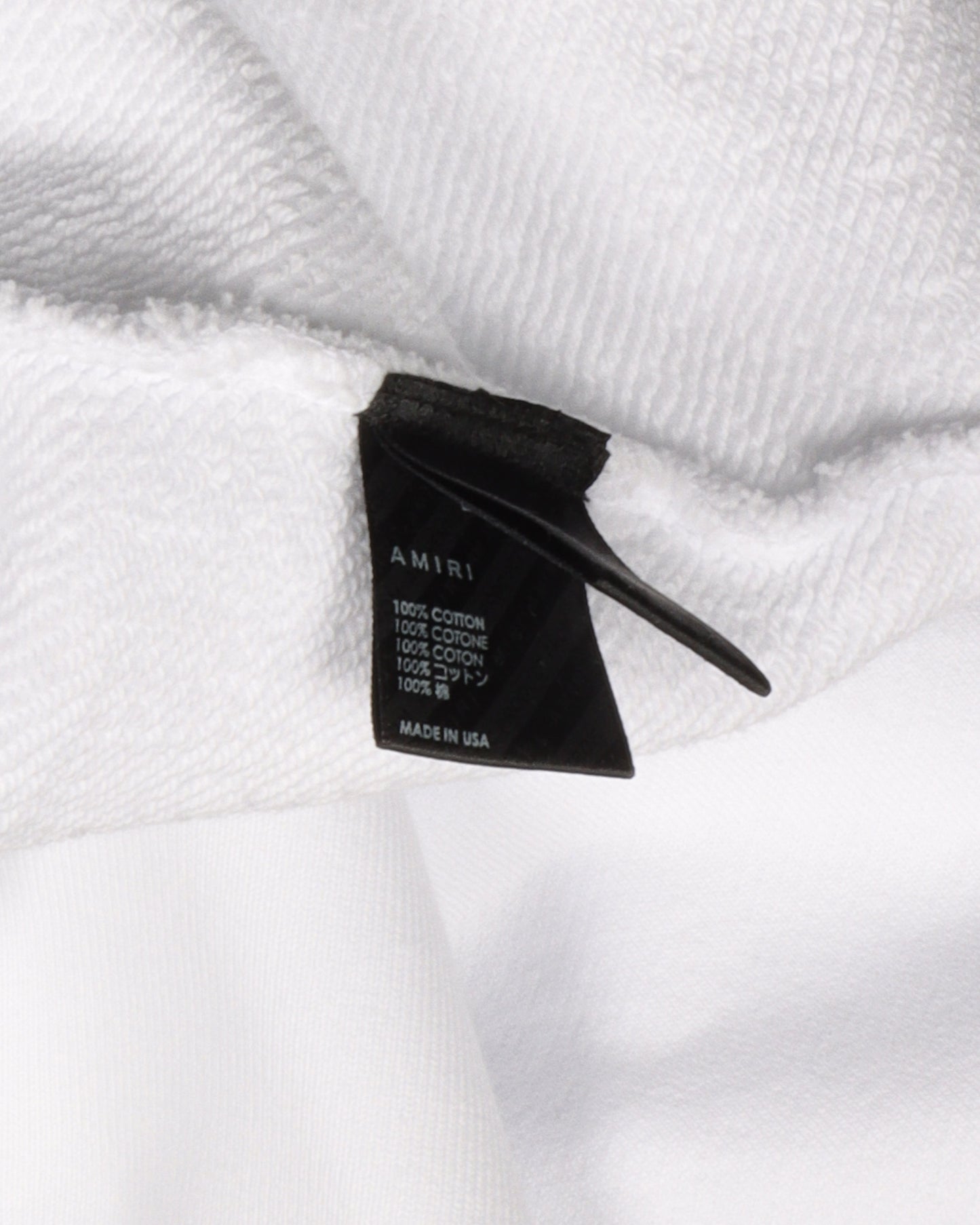 White Zig Zag Hoodie