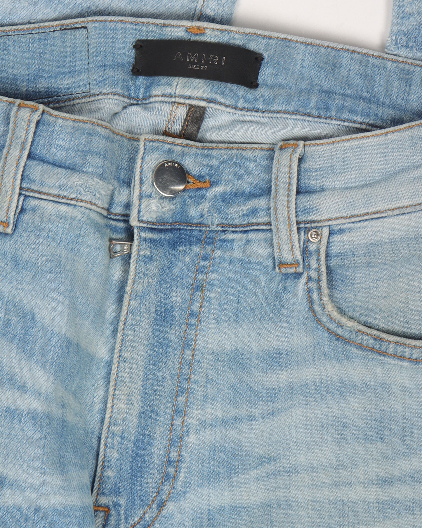 Light Wash Distressed Jeans