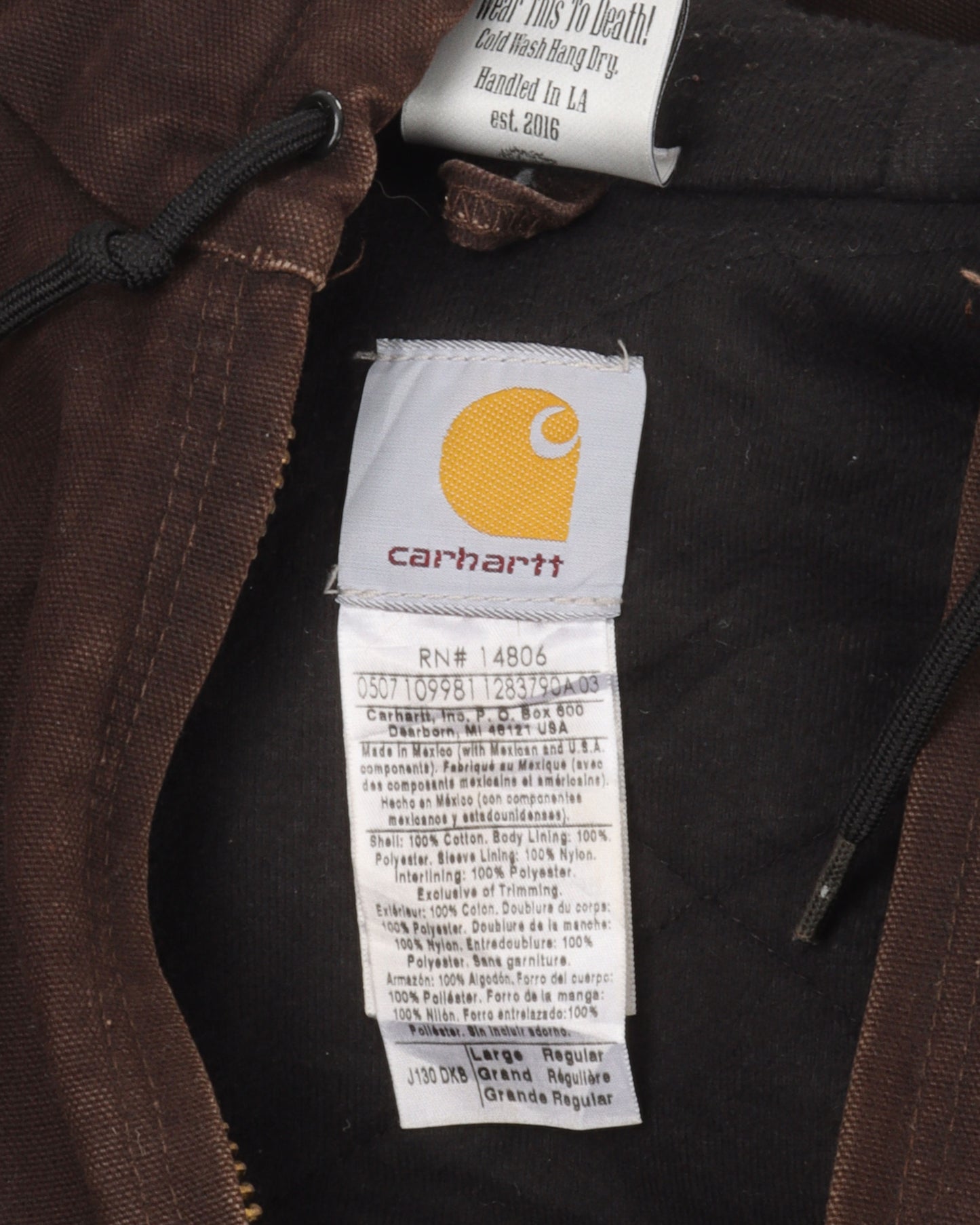 Carhartt Hooded Work Jacket