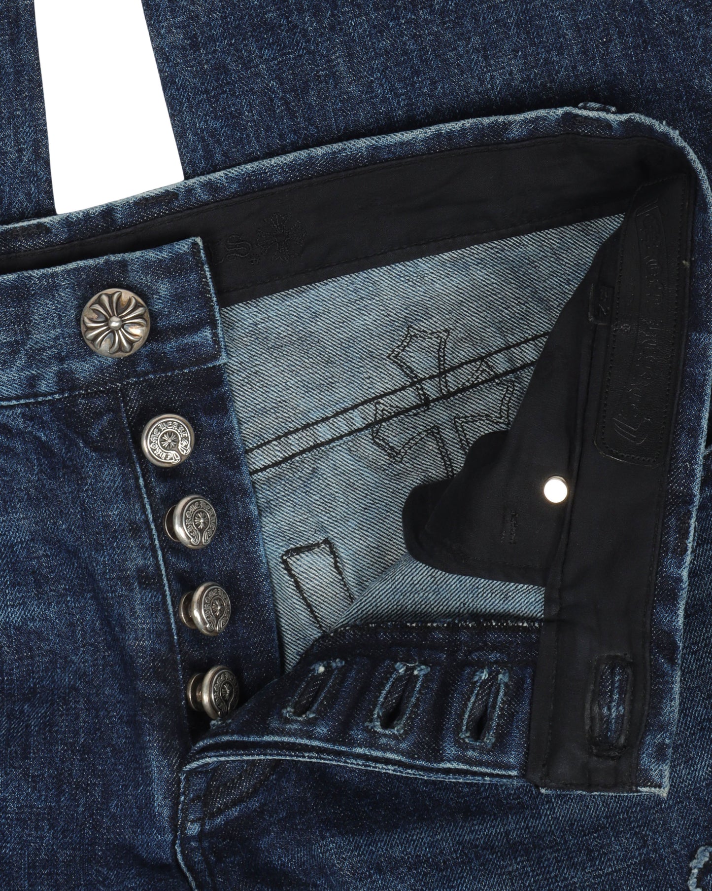 Denim On Denim Patch Jeans