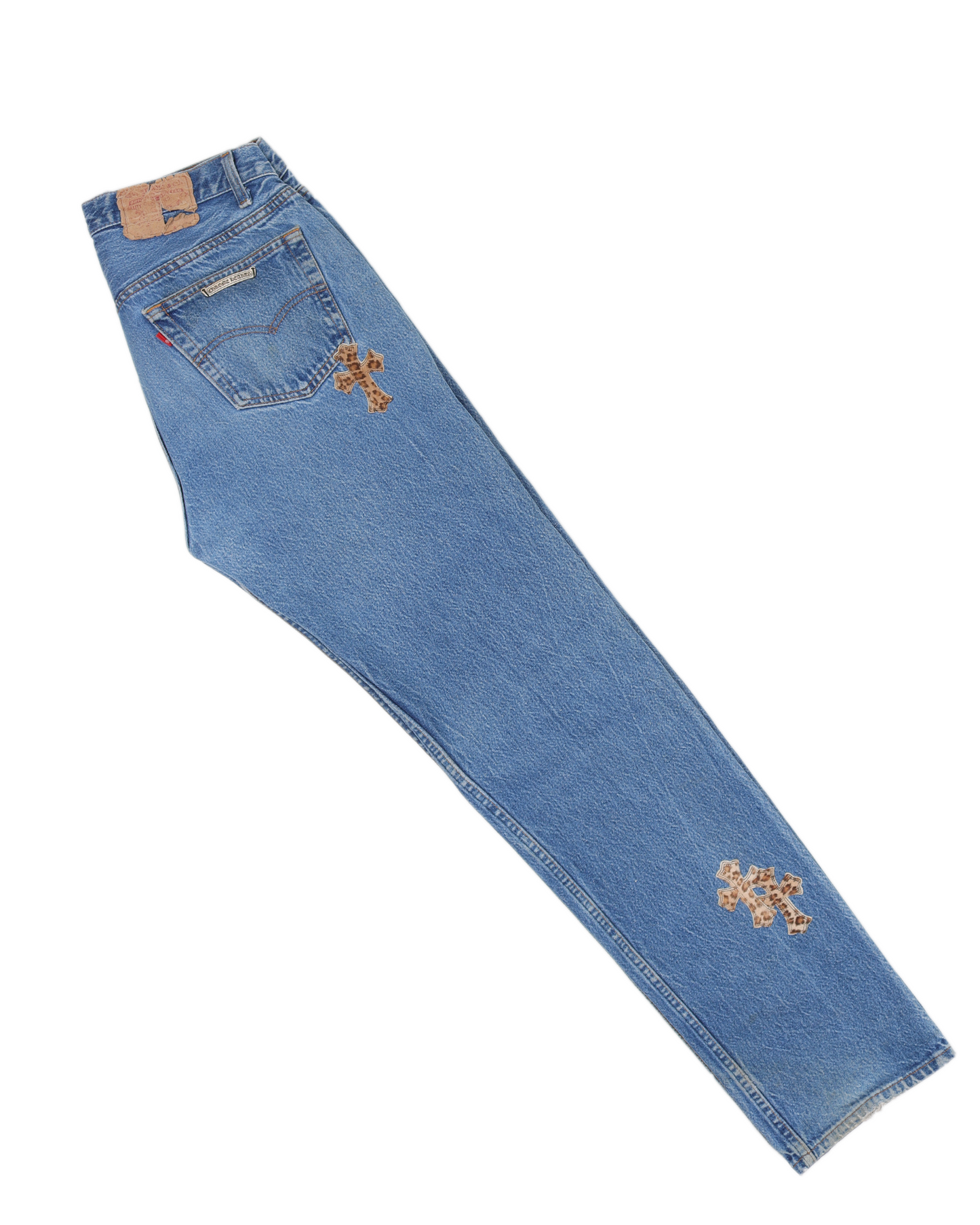 LEVI'S LEOPARD CROSS PATCH DENIM