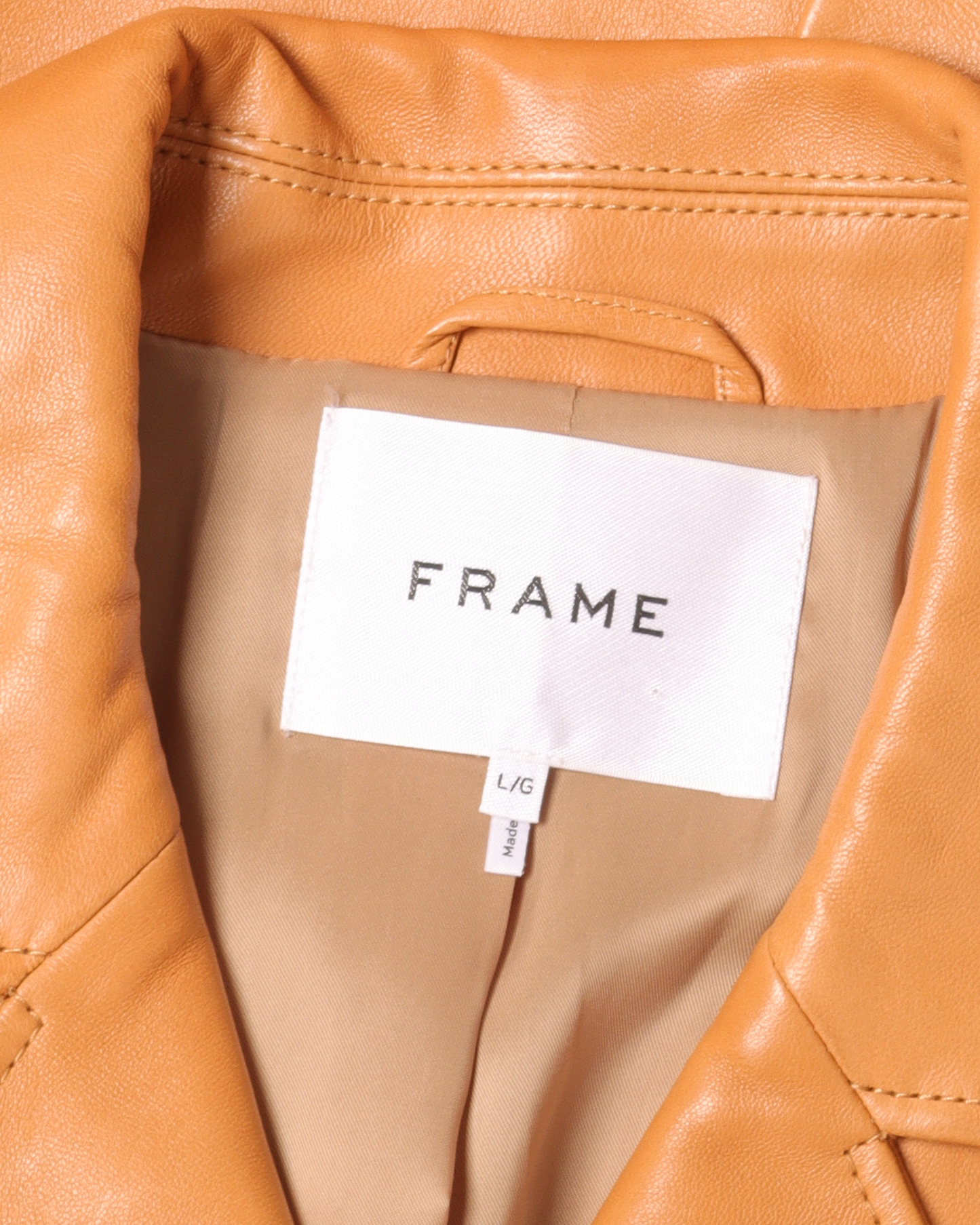 SS20 Sample Leather Coat