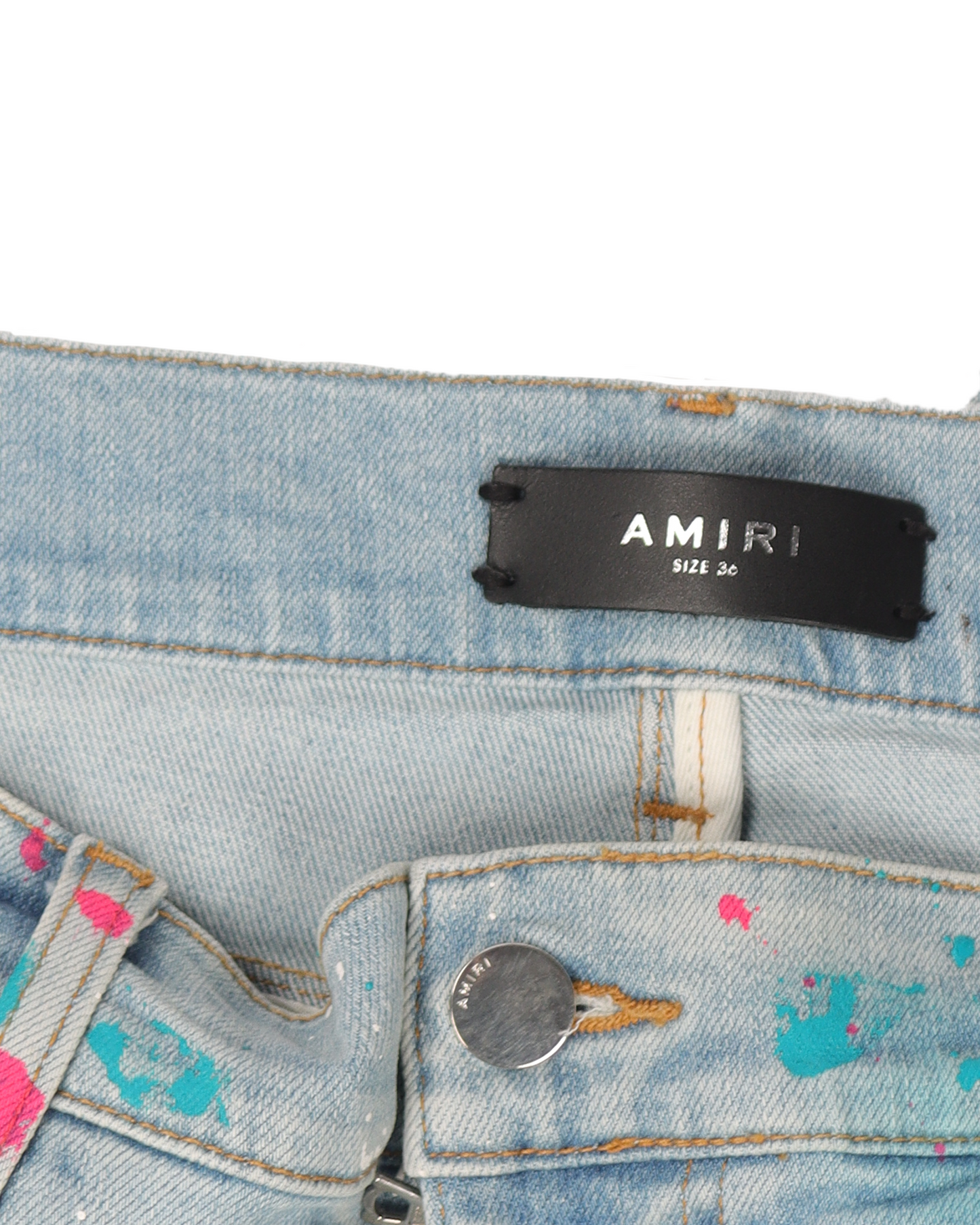 Paint Splatter Denim