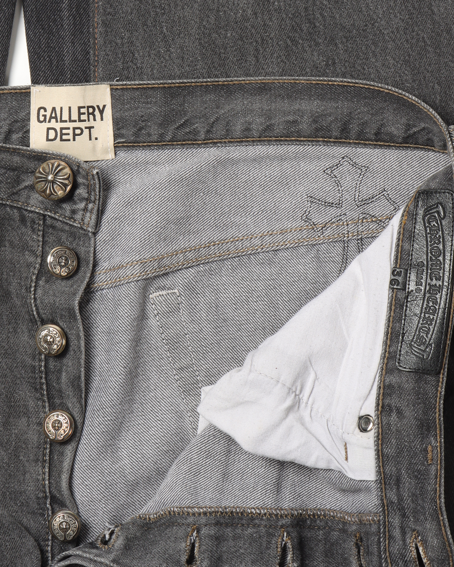 Gallery Dept. "La Flare" Levi's Cross Patch Denim