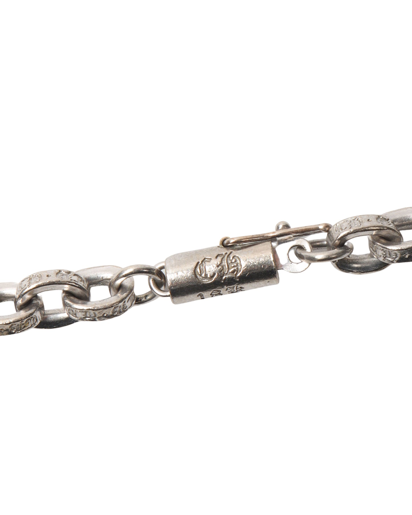 18k White Gold Paper Clip Chain